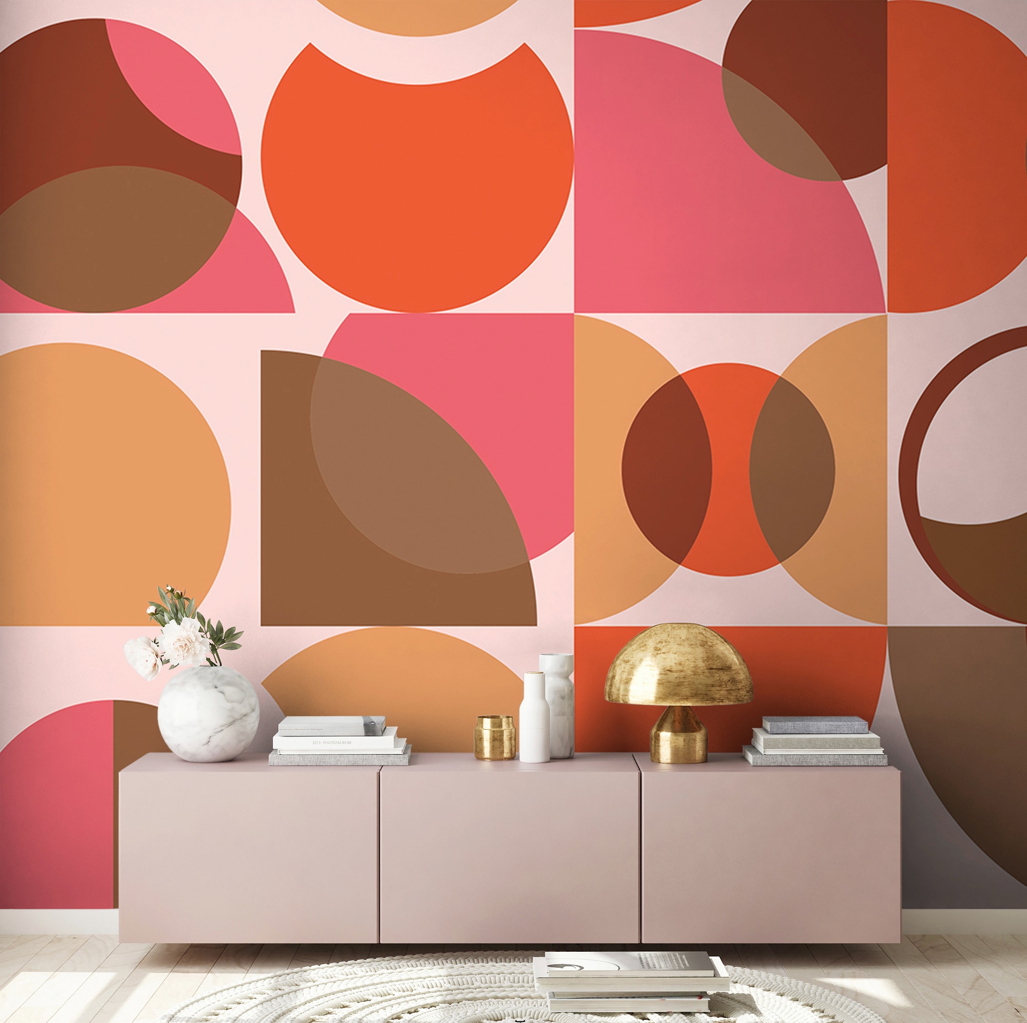 Architects Paper Fototapete »Atelier 47 Circles Artwork 3«, geometrisch, Vl günstig online kaufen