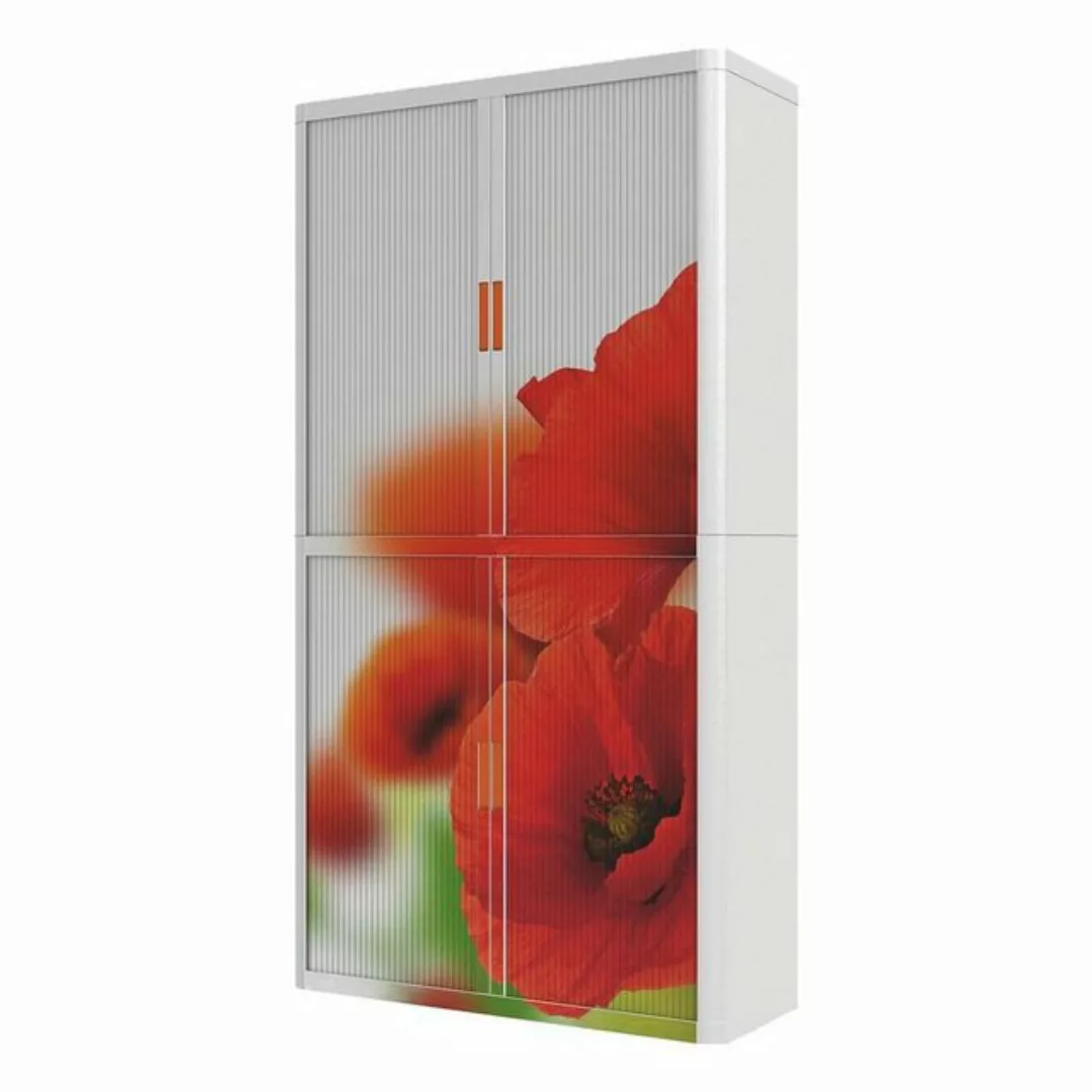 EASYOFFICE Aktenschrank Rollladenschrank easyoffice BxTxH 86x37,5x204cm Moh günstig online kaufen