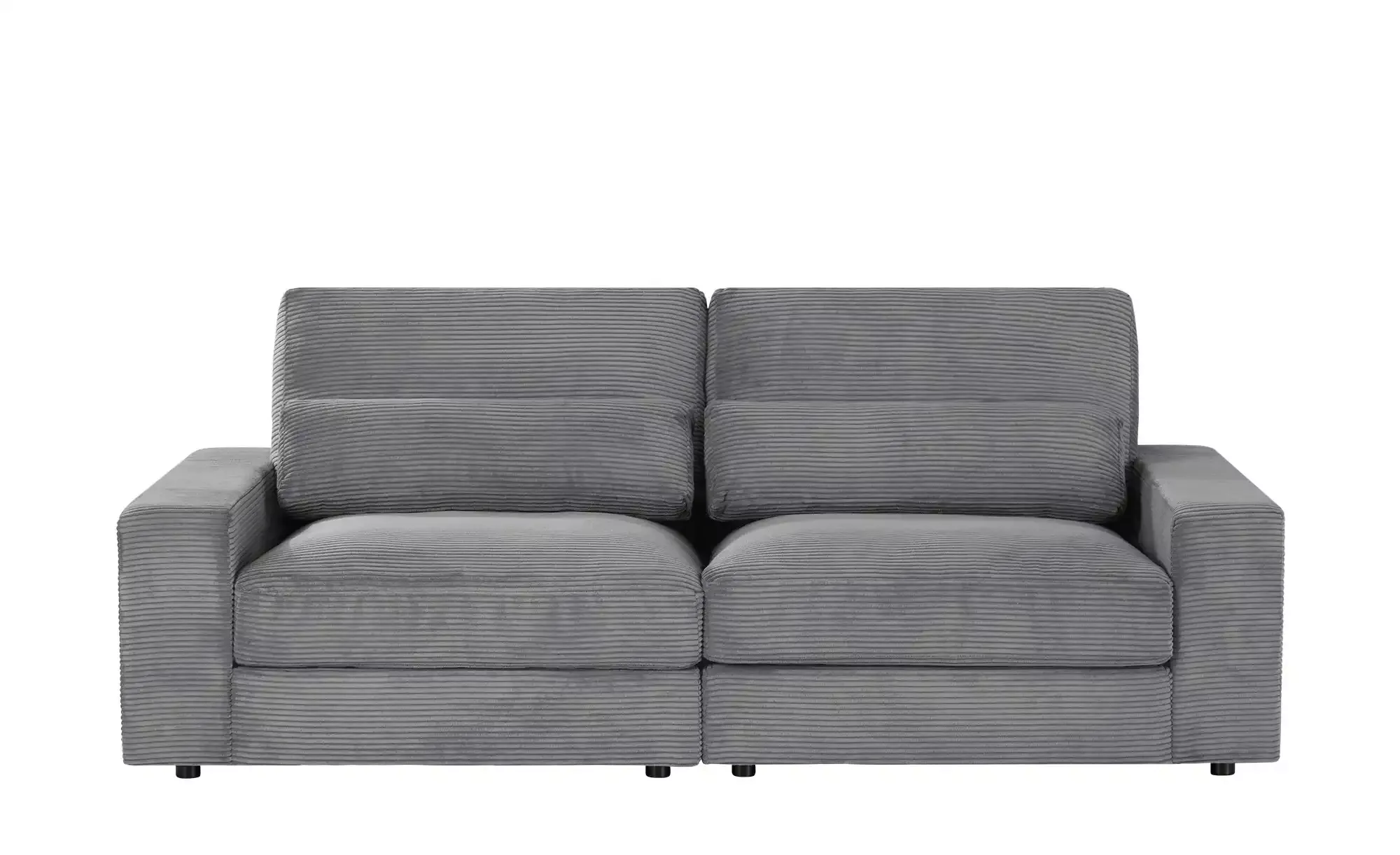 Big Sofa  Branna ¦ grau ¦ Maße (cm): B: 232 H: 88 T: 120 Polstermöbel > Sof günstig online kaufen