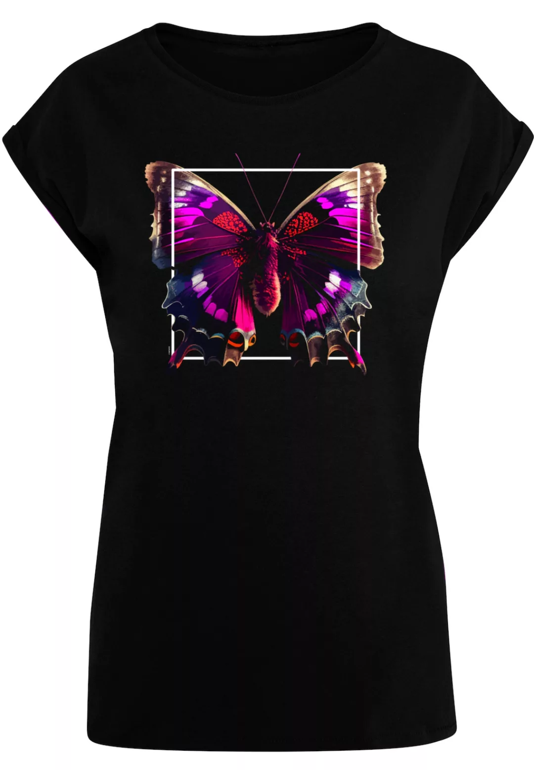 F4NT4STIC T-Shirt "Pink Schmetterling SHORT SLEEVE TEE", Print günstig online kaufen