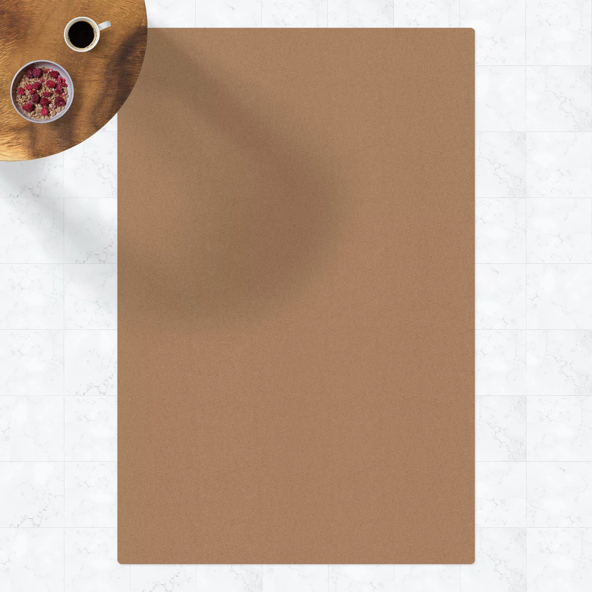 Kork-Teppich Terracotta Taupe günstig online kaufen