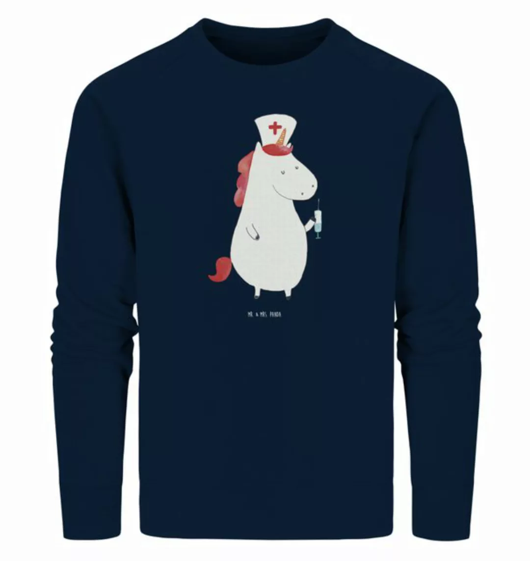 Mr. & Mrs. Panda Longpullover Größe L Einhorn Krankenschwester - French Nav günstig online kaufen