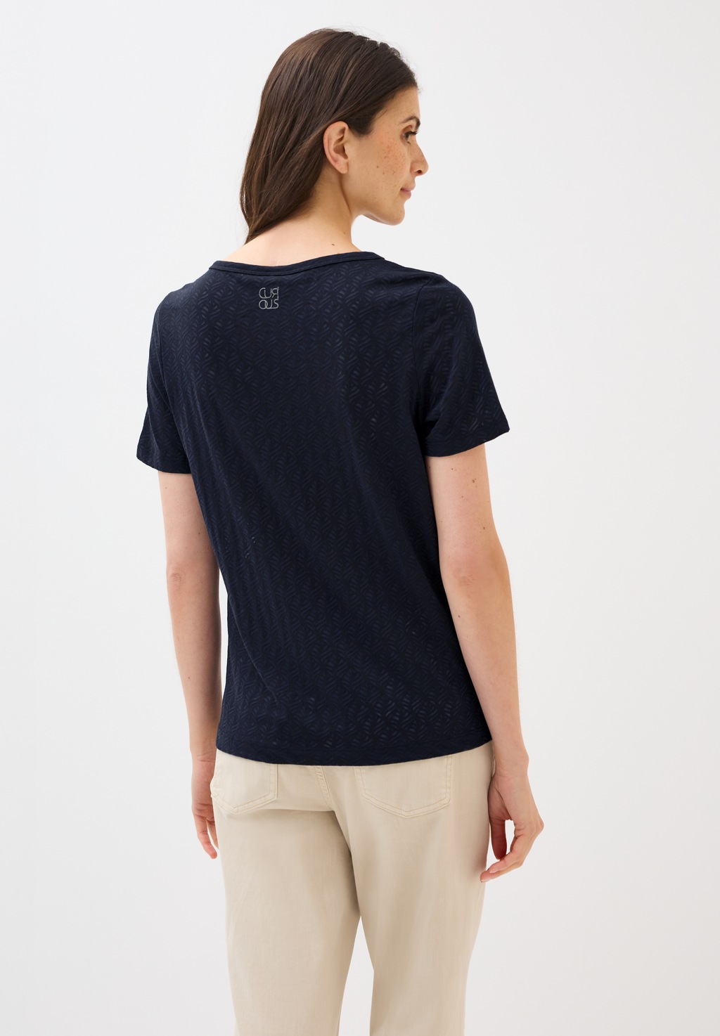 Cecil T-Shirt, mit Burnout-Optik günstig online kaufen