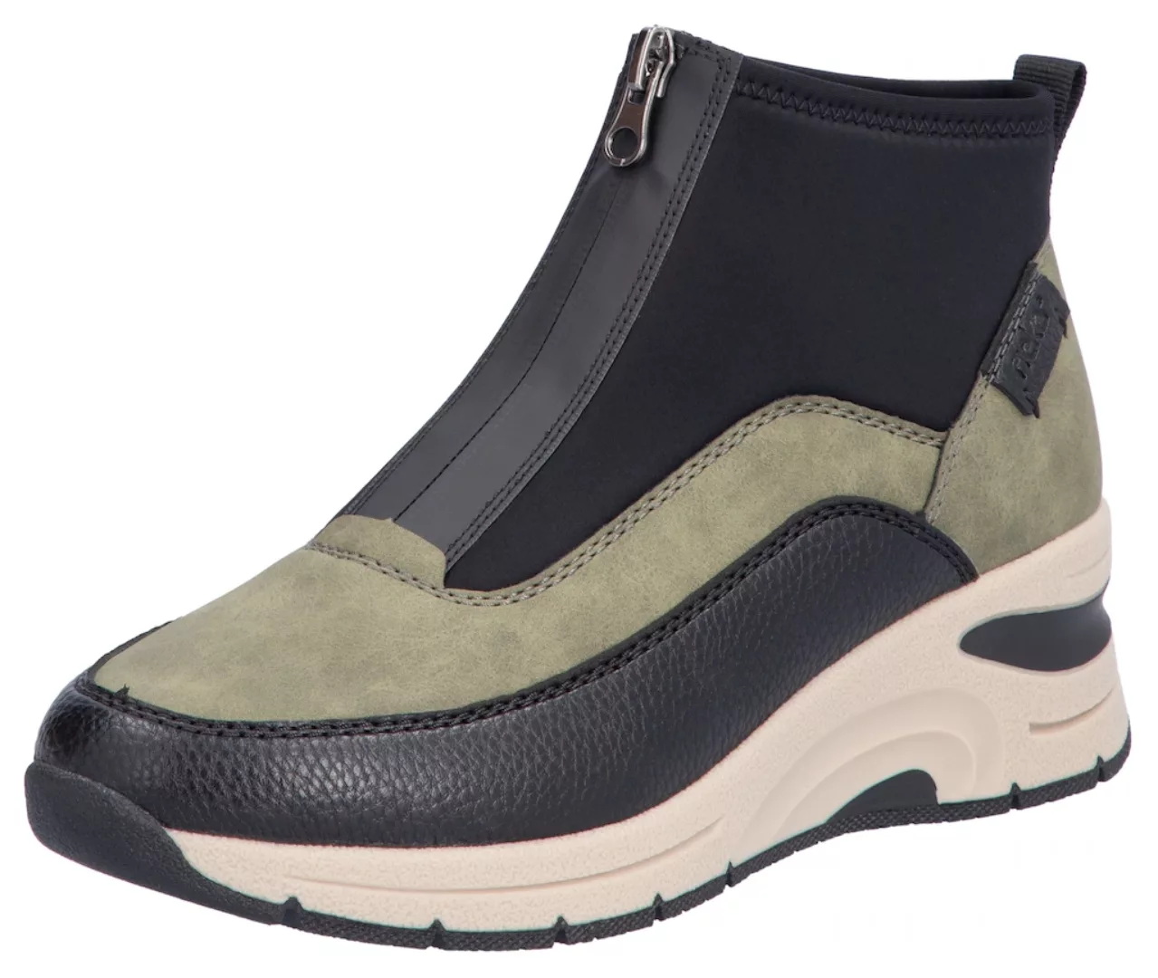 Rieker Sneaker Bootie Damen grün günstig online kaufen