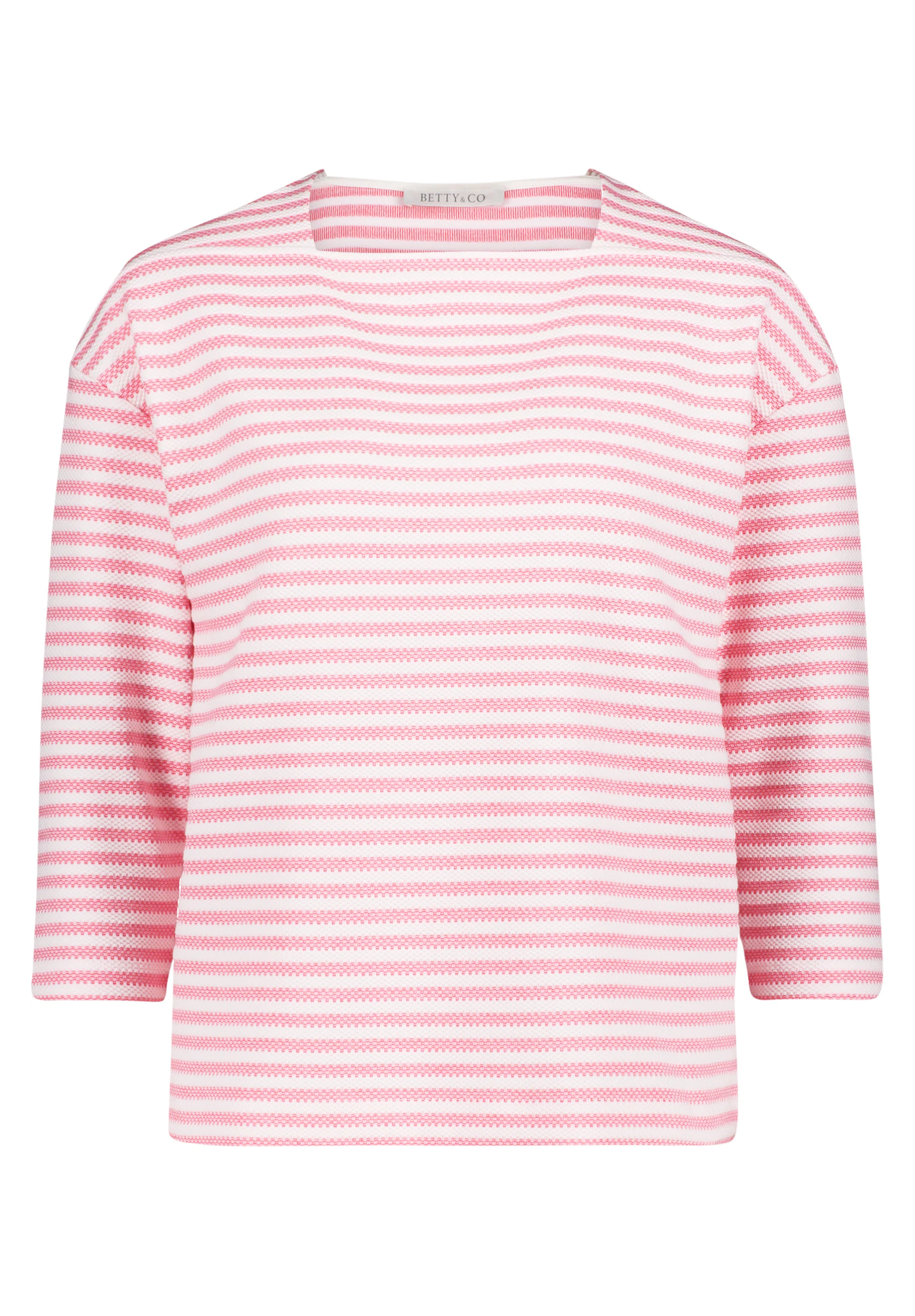 Betty&Co 3/4-Arm-Shirt "Betty & Co Ringelshirt mit U-Boot-Ausschnitt", Mate günstig online kaufen