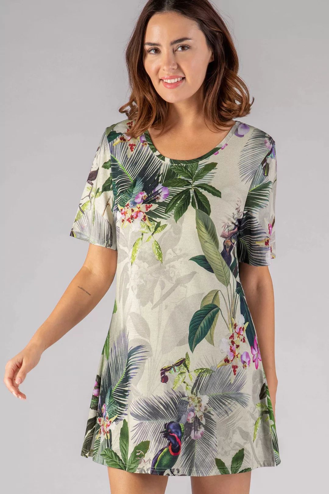 Nina von C Big Shirt Loungewear Fresh 44 mehrfarbig günstig online kaufen