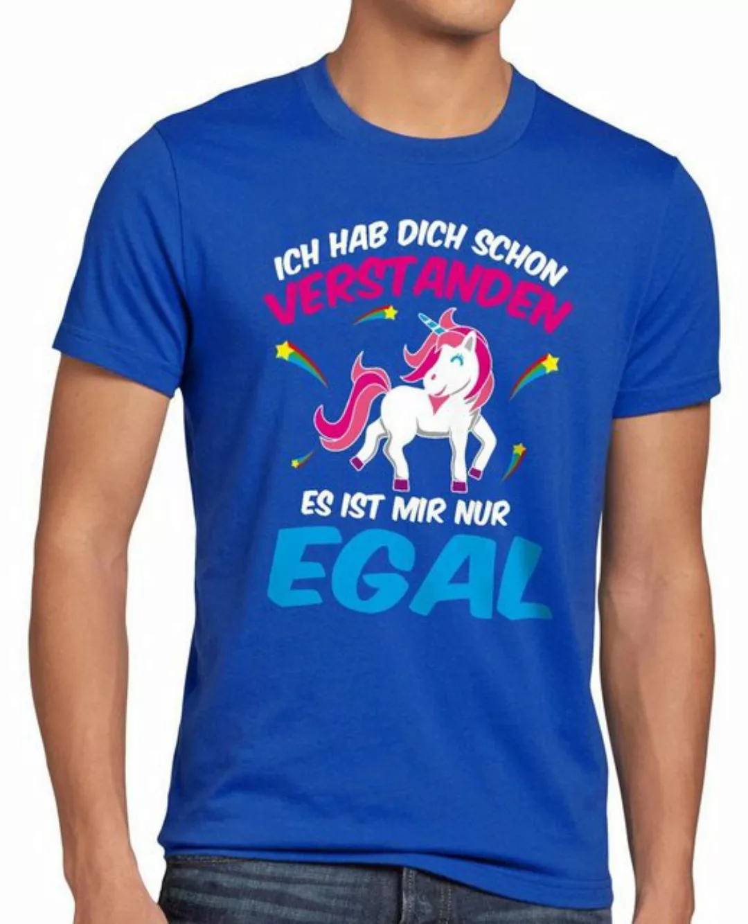 style3 T-Shirt Ich hab dich schon verstanden nur egal Einhorn Unicorn Fun S günstig online kaufen