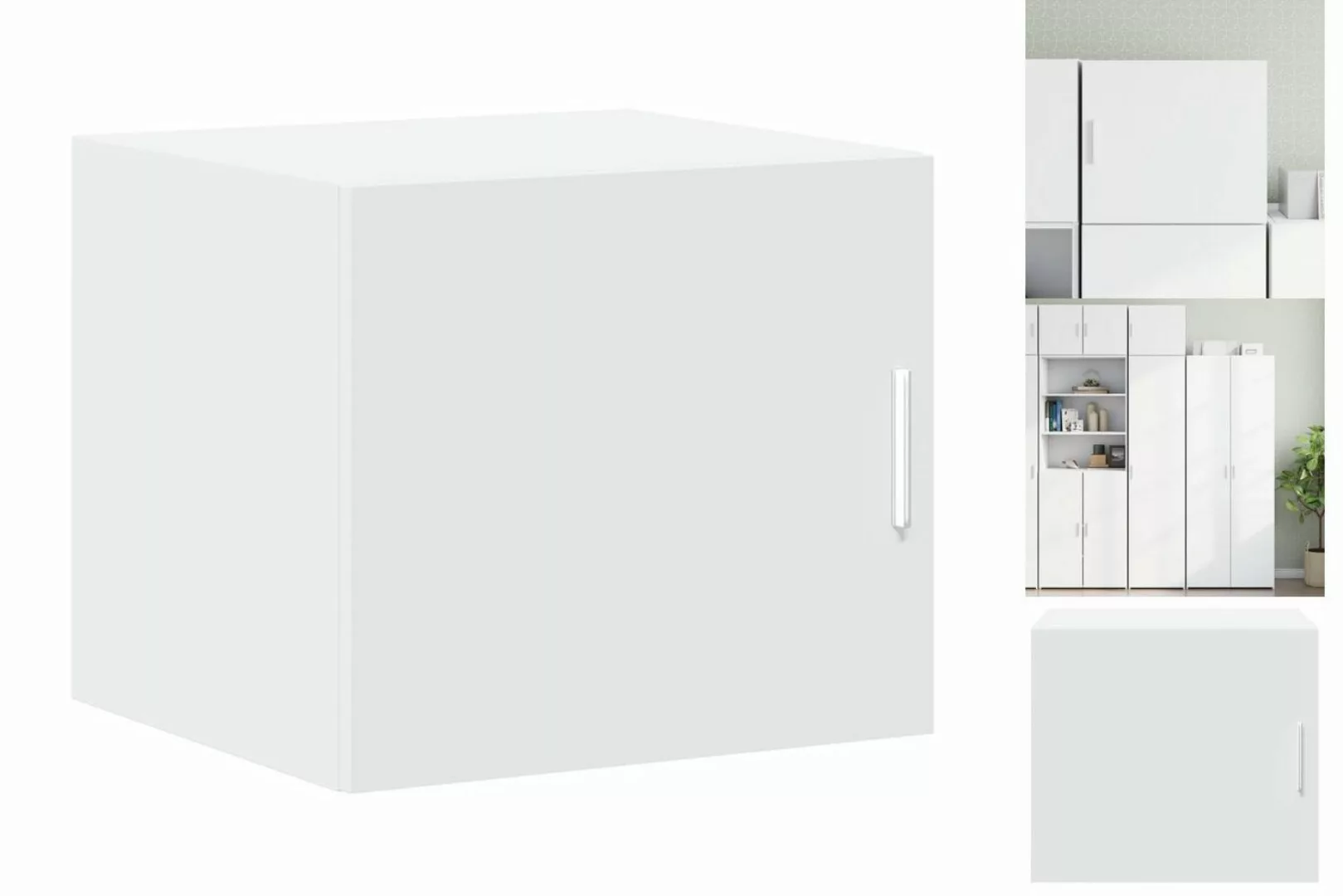 vidaXL Mehrzweckschrank Mehrzweckschrank Wandschrank Weiß 45x42,5x40 cm Hol günstig online kaufen