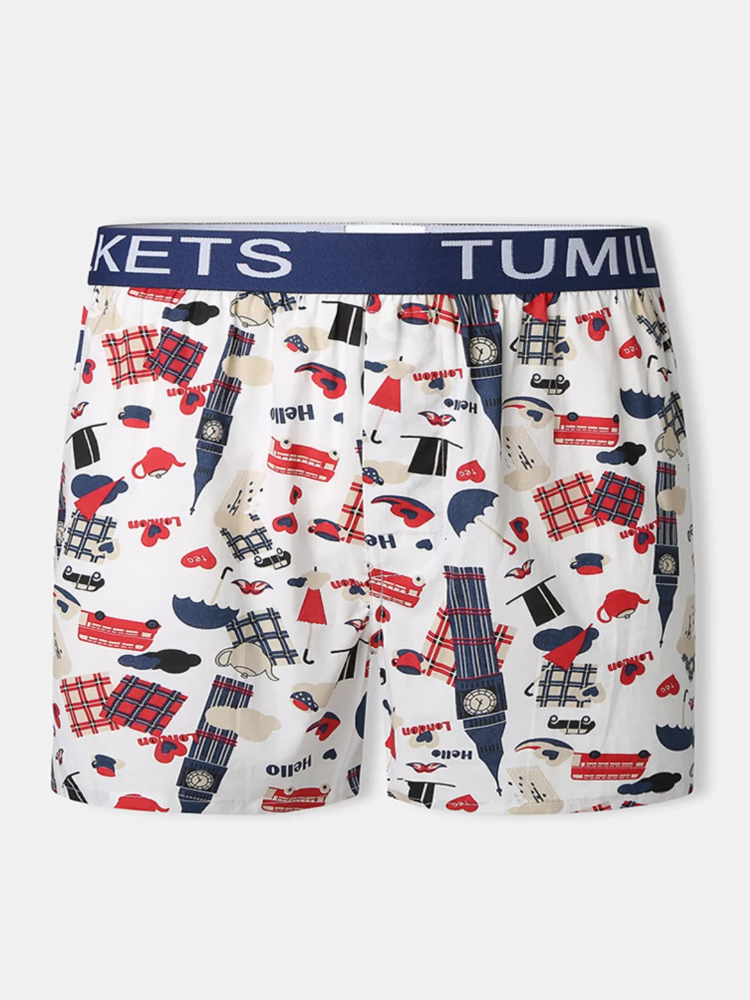 Herren Baumwolle Casual Unterhose Gemüse & Kaktus Print Atmungsaktive Boxer günstig online kaufen