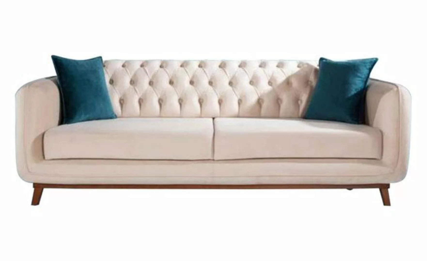JVmoebel Sofa Dreisitzer Sofa 3 Sofas Gepolsterte Couch Stoffsofa, Made in günstig online kaufen