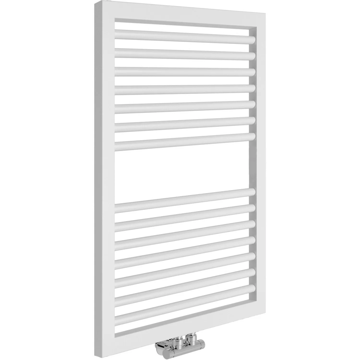 Sanotechnik Badheizkörper Rimini 823 x 600 mm Weiß mit Mittelanschluss günstig online kaufen