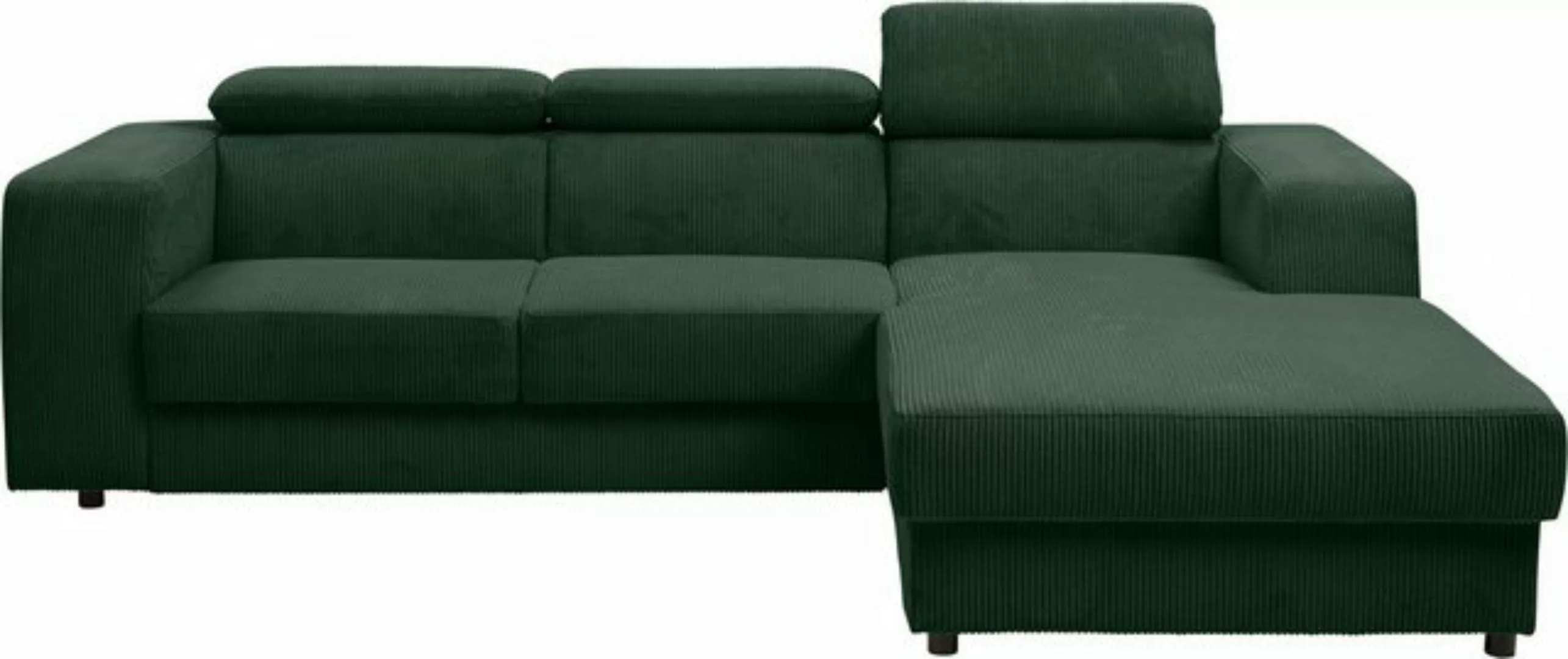 INOSIGN Ecksofa Cherry, Ecksofa mit verstellbaren Kopfteilen, Schlaffunktio günstig online kaufen