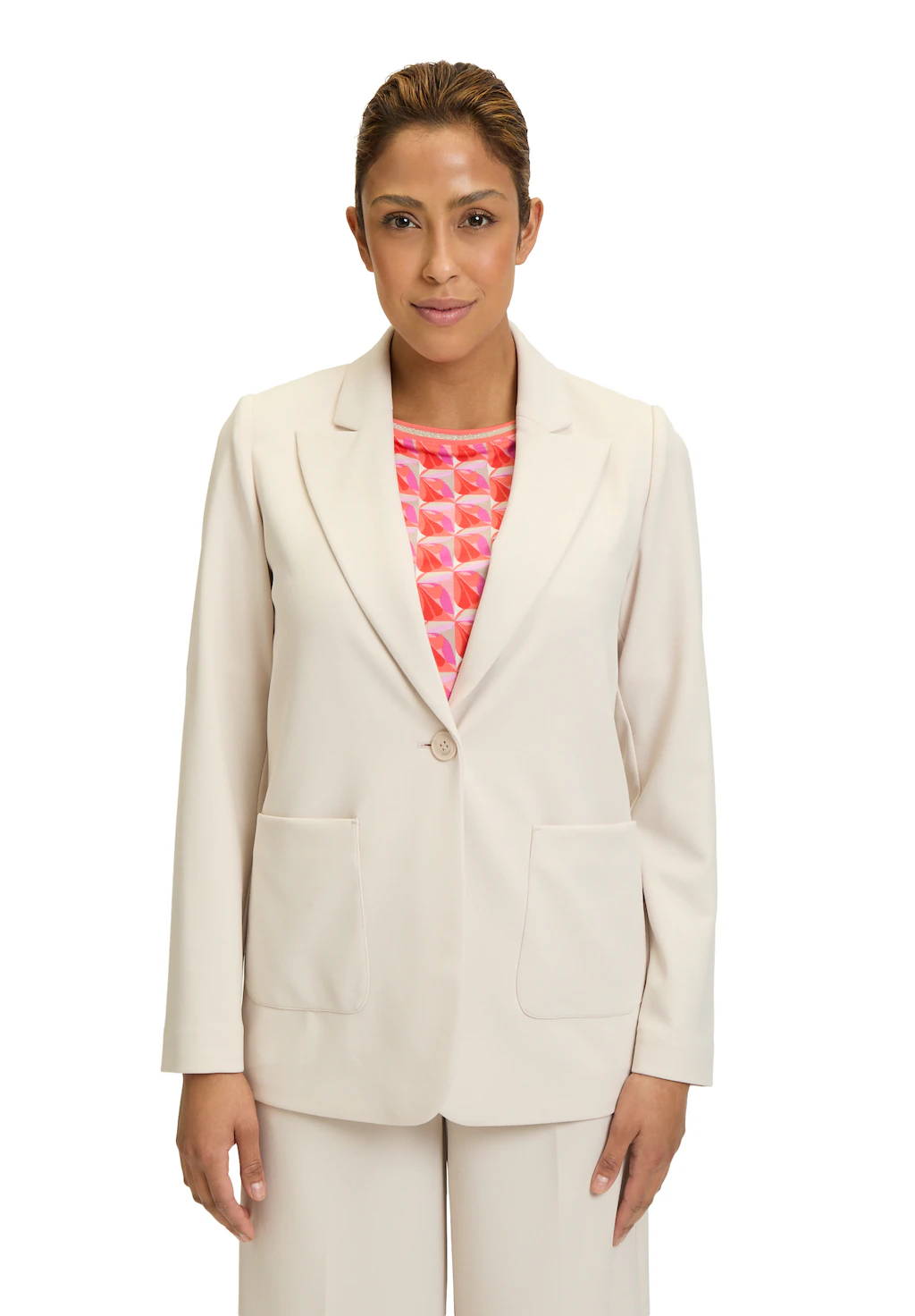 Betty Barclay Jackenblazer "Betty Barclay Blazer-Jacke langarm", Material günstig online kaufen