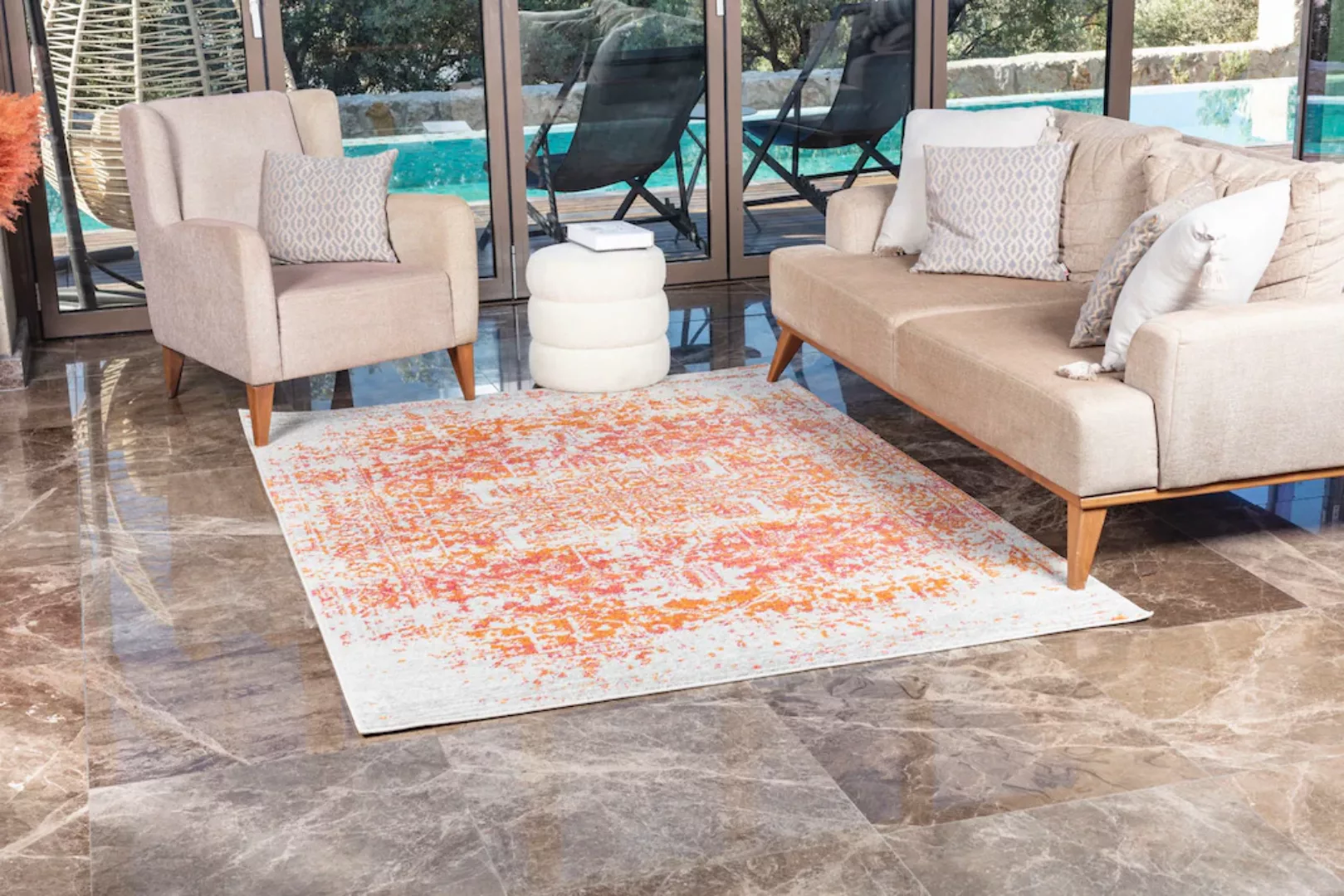 Surya Teppich »Traditional«, rechteckig, Kurzflor Orientteppich, Wohnzimmer günstig online kaufen