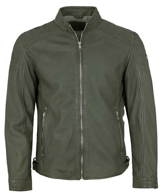 Mauritius Lederjacke MMCayo Mauritius - Herren Lederjacke Lammnubuk olive günstig online kaufen