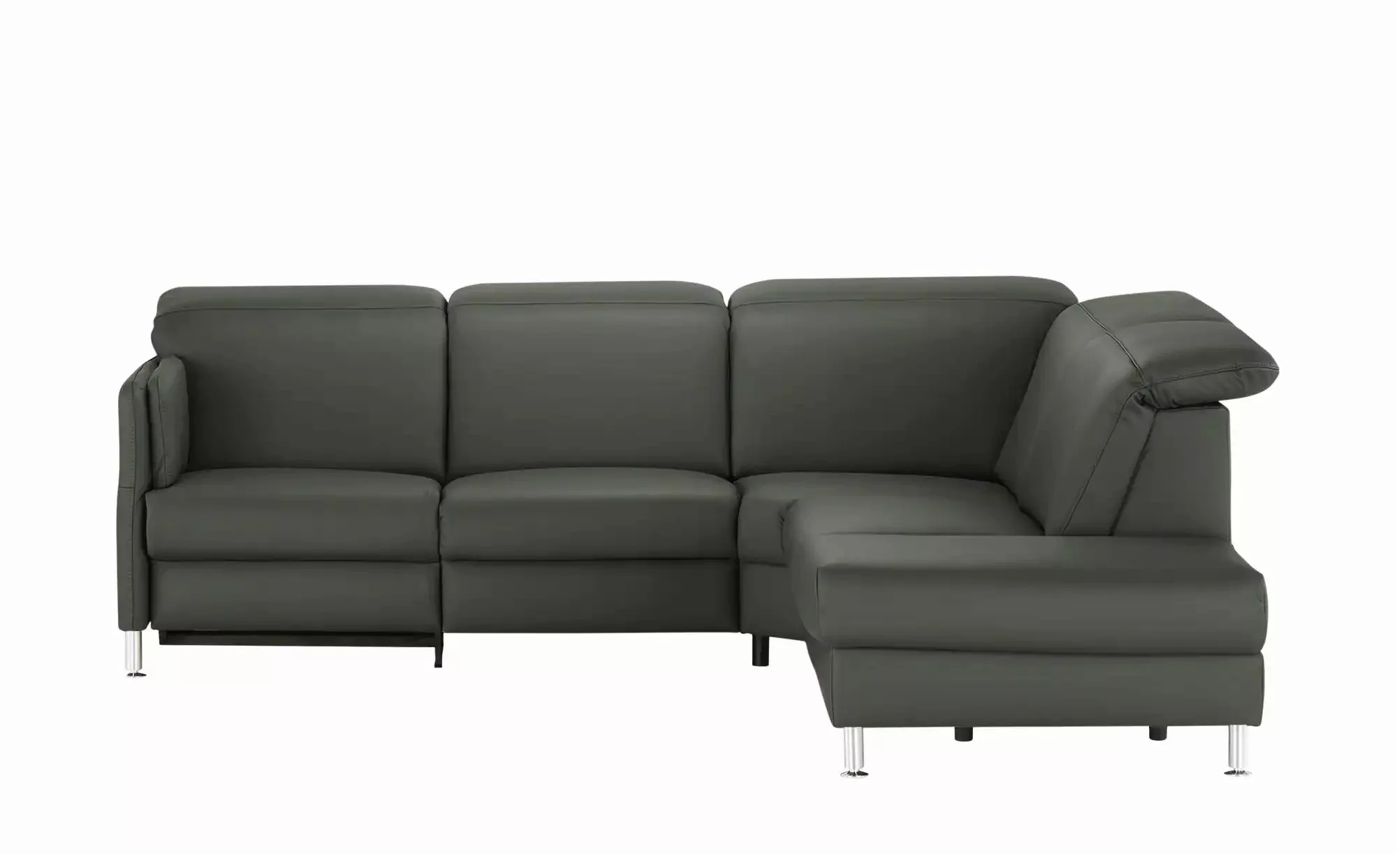 meinSofa Leder-Ecksofa  Leon ¦ grau ¦ Maße (cm): B: 259 H: 83 T: 236.0 Pols günstig online kaufen