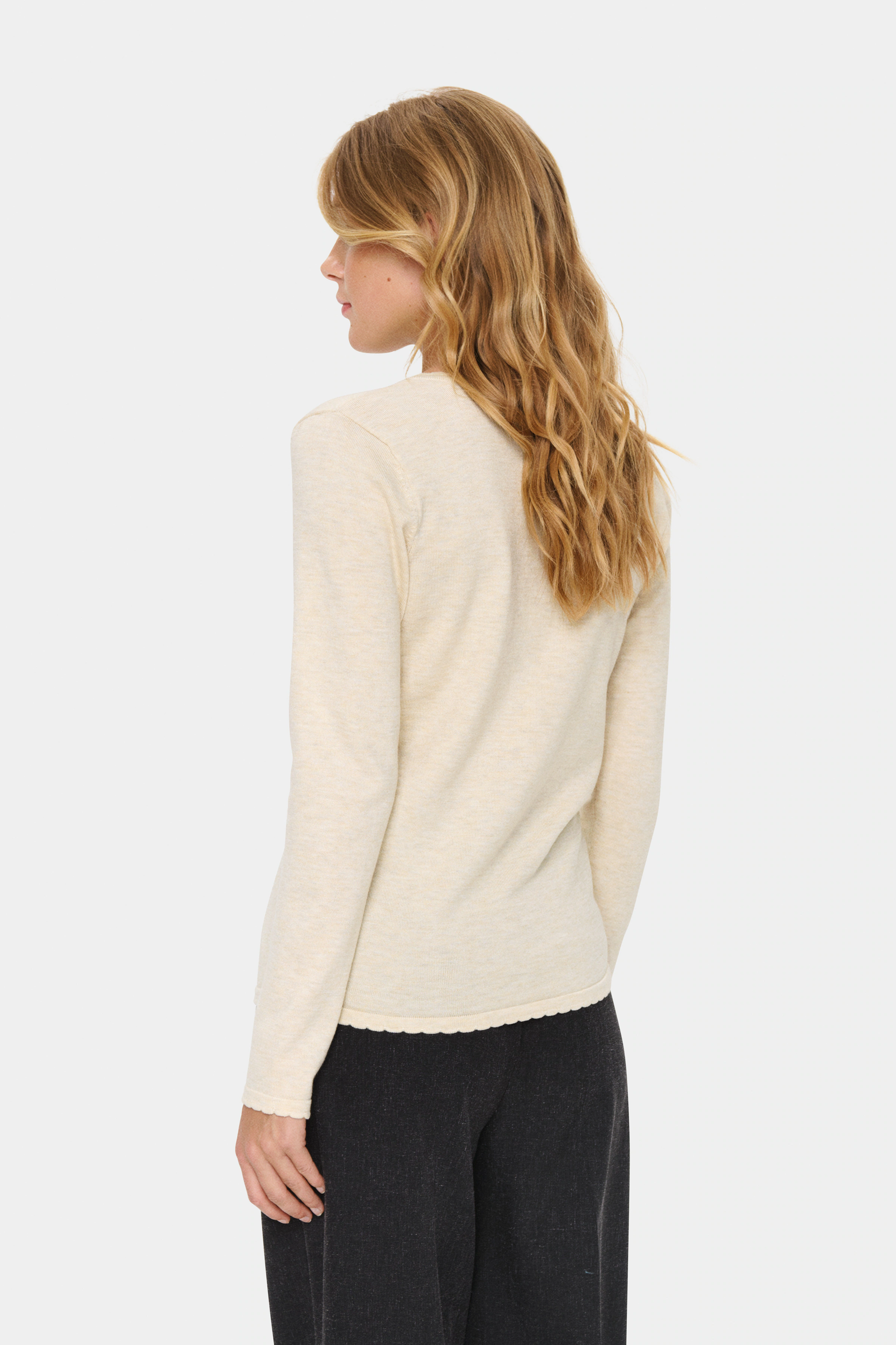 Saint Tropez Strickpullover "MilaSZ LS V-Neck Pullover" günstig online kaufen