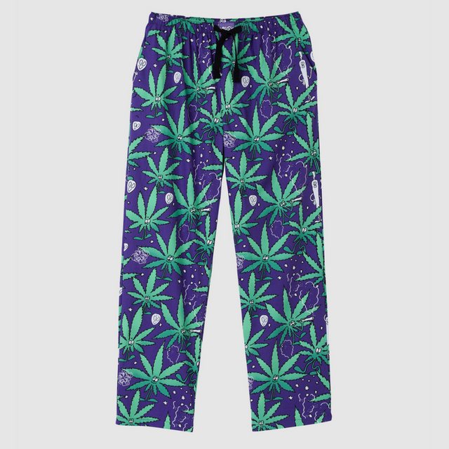 Lousy Livin Pyjamahose Lousy Livin Pants "Pyjama Pant Weedy" Purple Haze XL günstig online kaufen