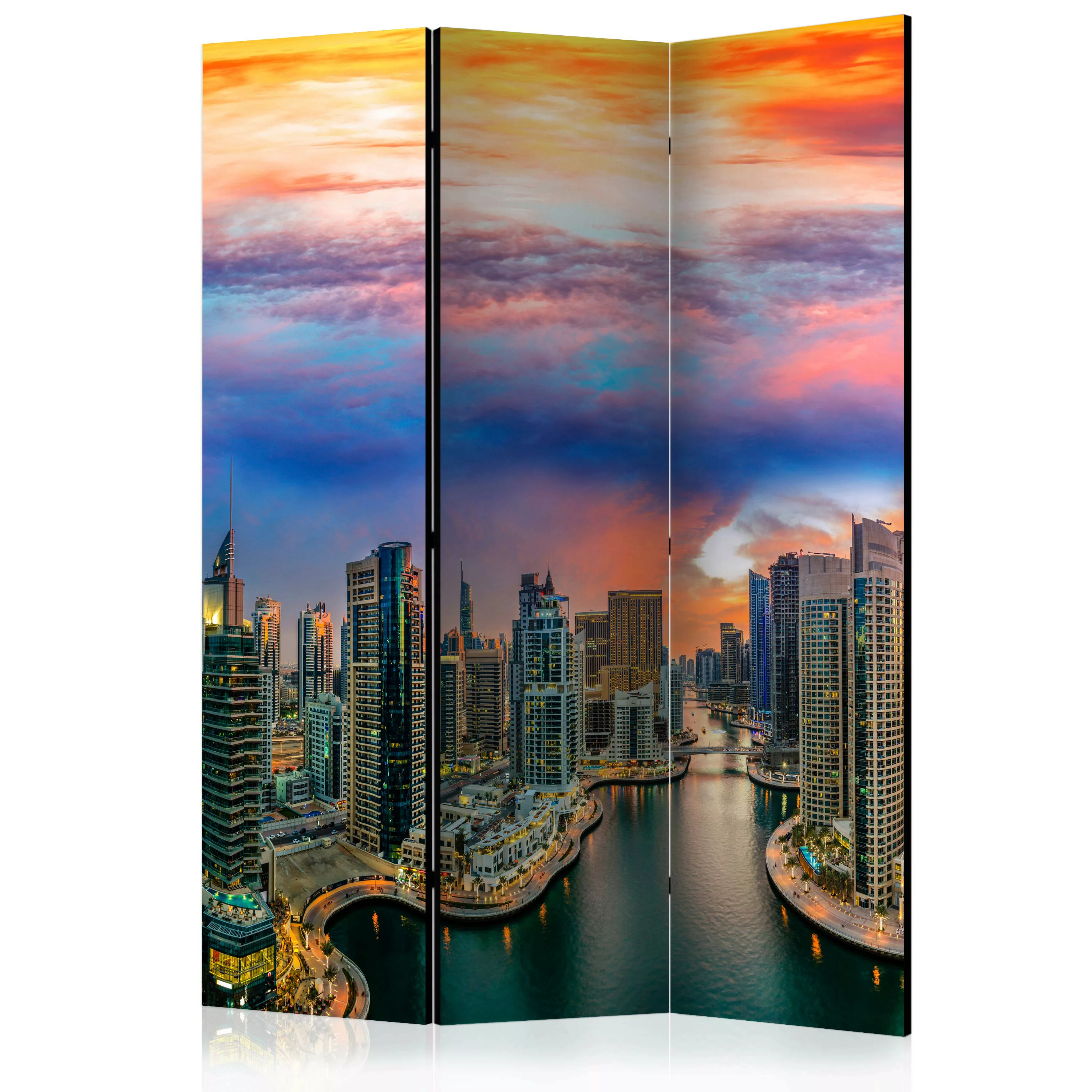 3-teiliges Paravent - Afternoon In Dubai [room Dividers] günstig online kaufen