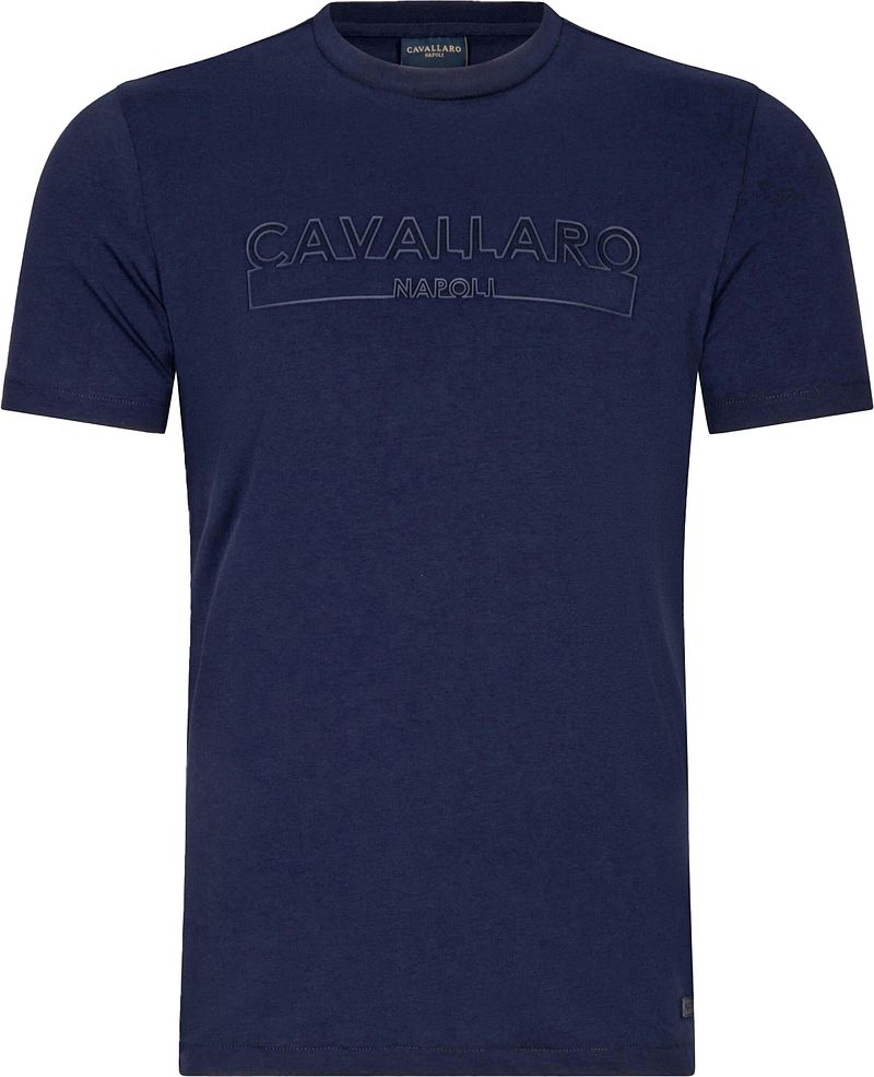 Cavallaro Beciano T-Shirt Logo Navy - Größe XL günstig online kaufen