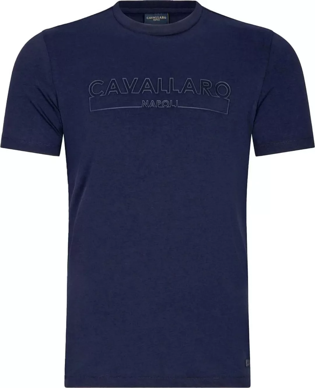 Cavallaro Beciano T-Shirt Logo Navy - Größe M günstig online kaufen