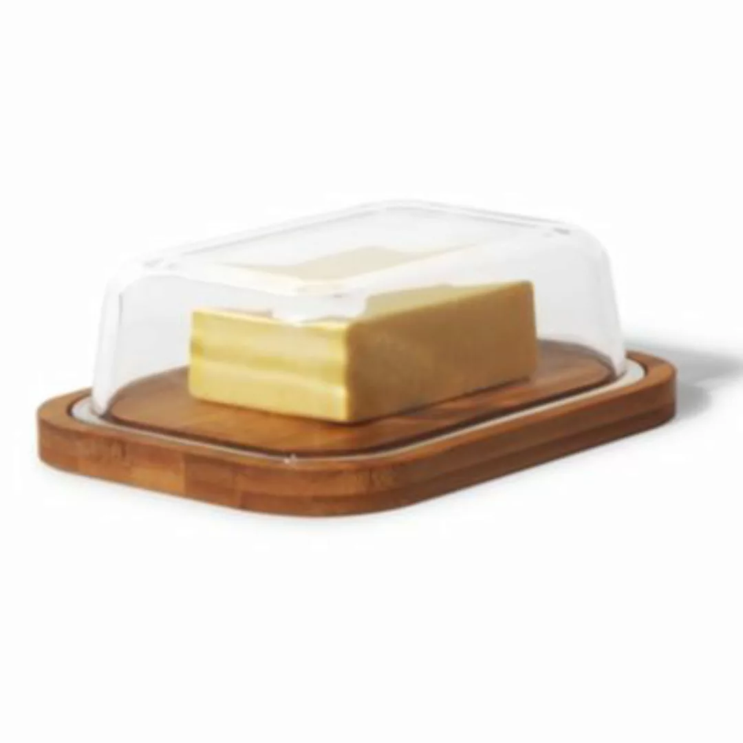 Zedelmaier Butterdose glas mit holzdeckel 250 g Butter transparent  Kinder günstig online kaufen