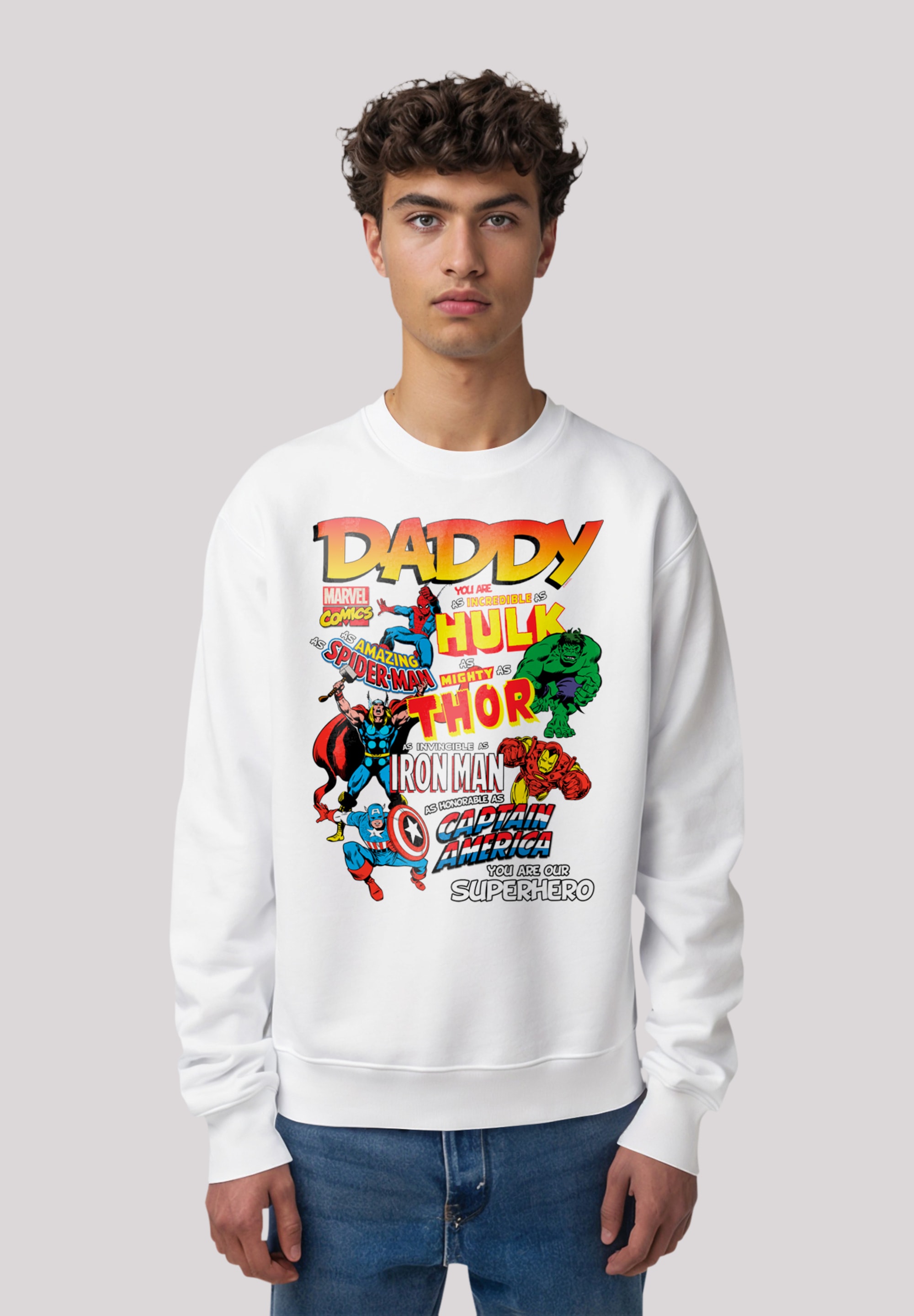 F4NT4STIC Sweatshirt "Marvel Comics Our Dad Superhero", Premium Qualität günstig online kaufen