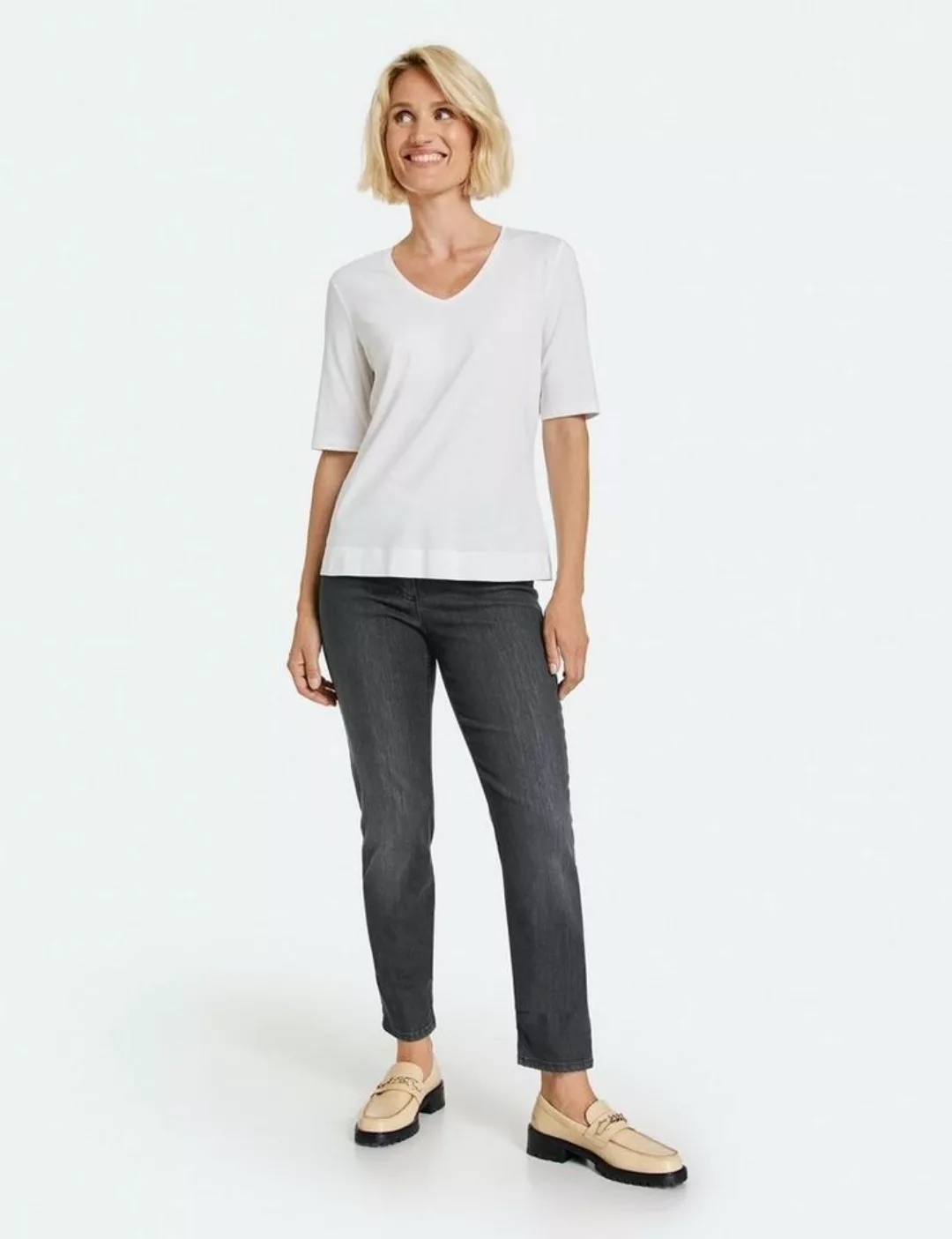 GERRY WEBER 5-Pocket-Jeans Best4me Cropped 92341 von Gerry Weber dark blue günstig online kaufen