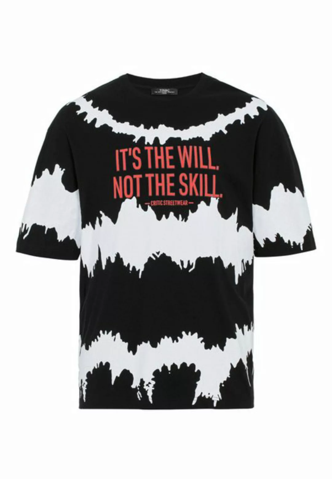 RedBridge T-Shirt mit Statement-Print Stylisches Oversize Streetwear-Shirt günstig online kaufen