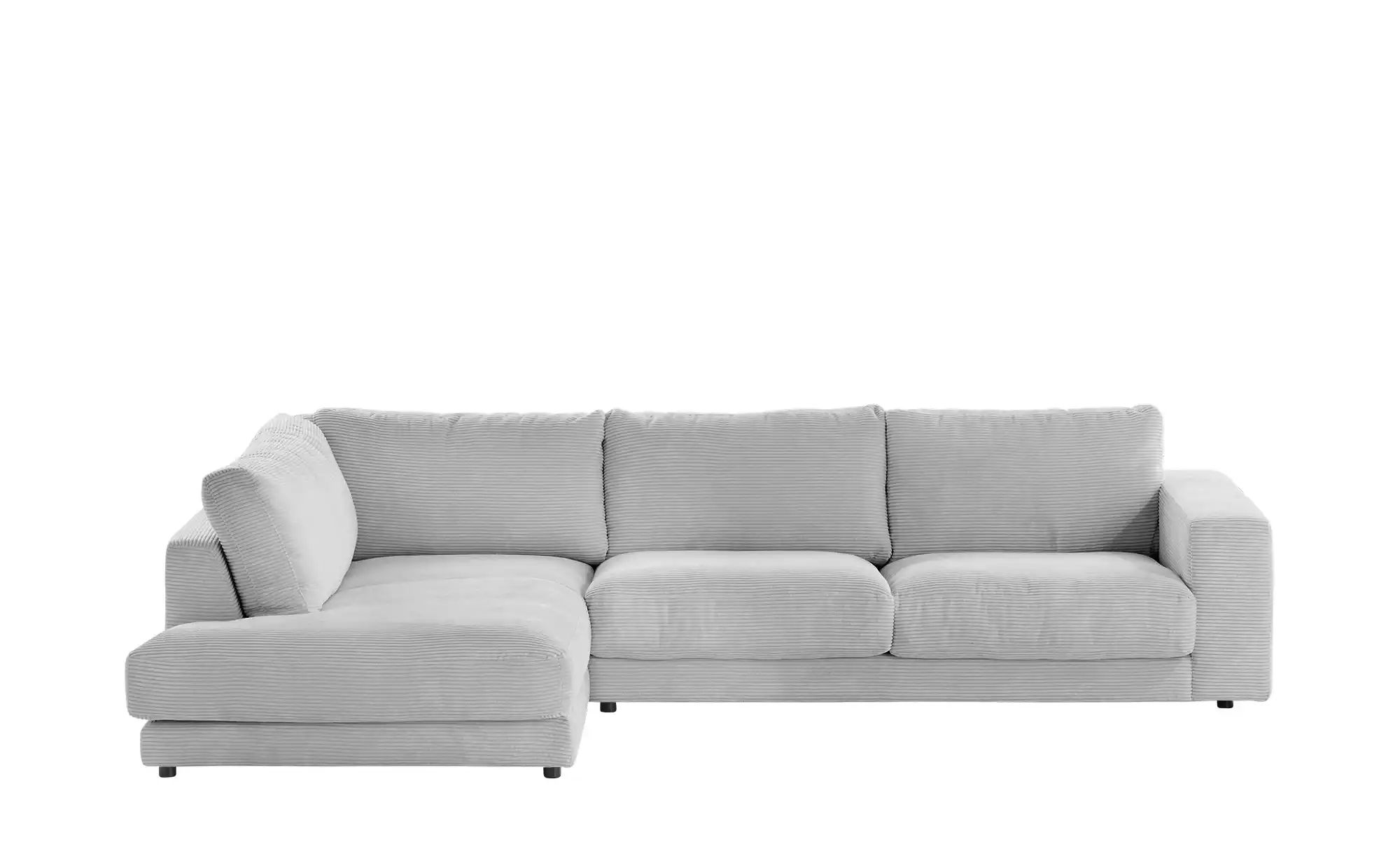 Jette Home Ecksofa Cord Sila ¦ grau ¦ Maße (cm): B: 325 H: 85 T: 224 Polste günstig online kaufen