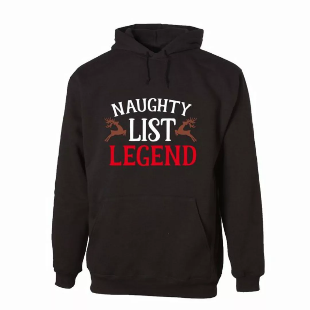 G-graphics Hoodie Naughty List Legend Unisex, mit Frontprint, mit Weihnacht günstig online kaufen