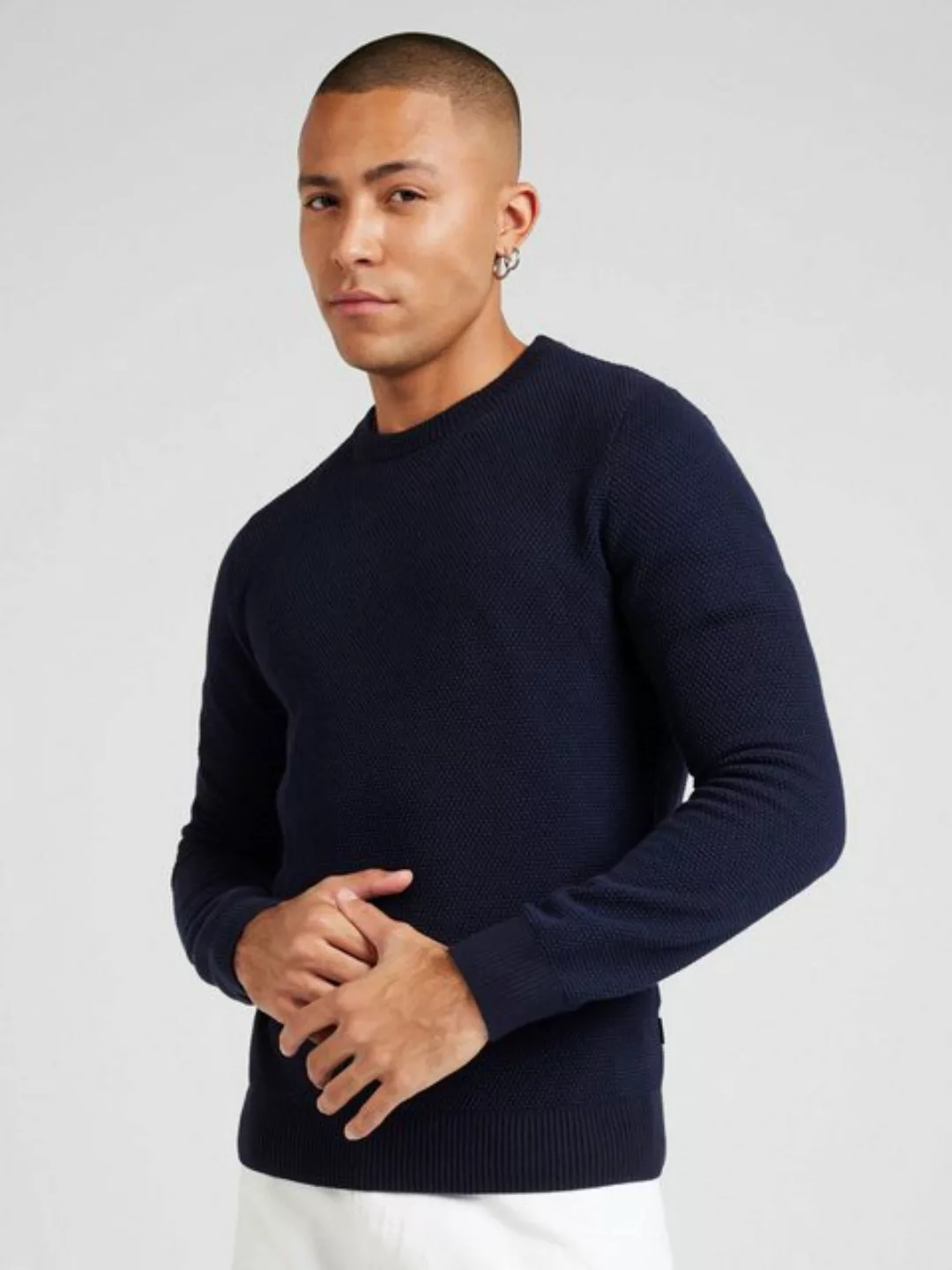 Jack & Jones Rundhalspullover JJEGLOBE KNIT CREW NECK NOOS günstig online kaufen