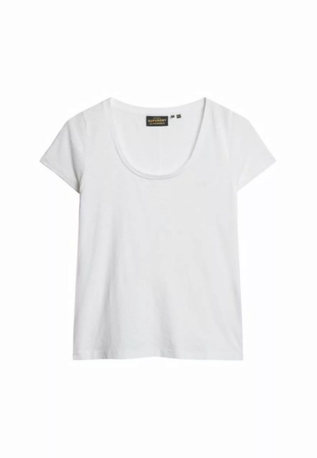 Superdry Kurzarmshirt "SCOOP NECK TEE" günstig online kaufen