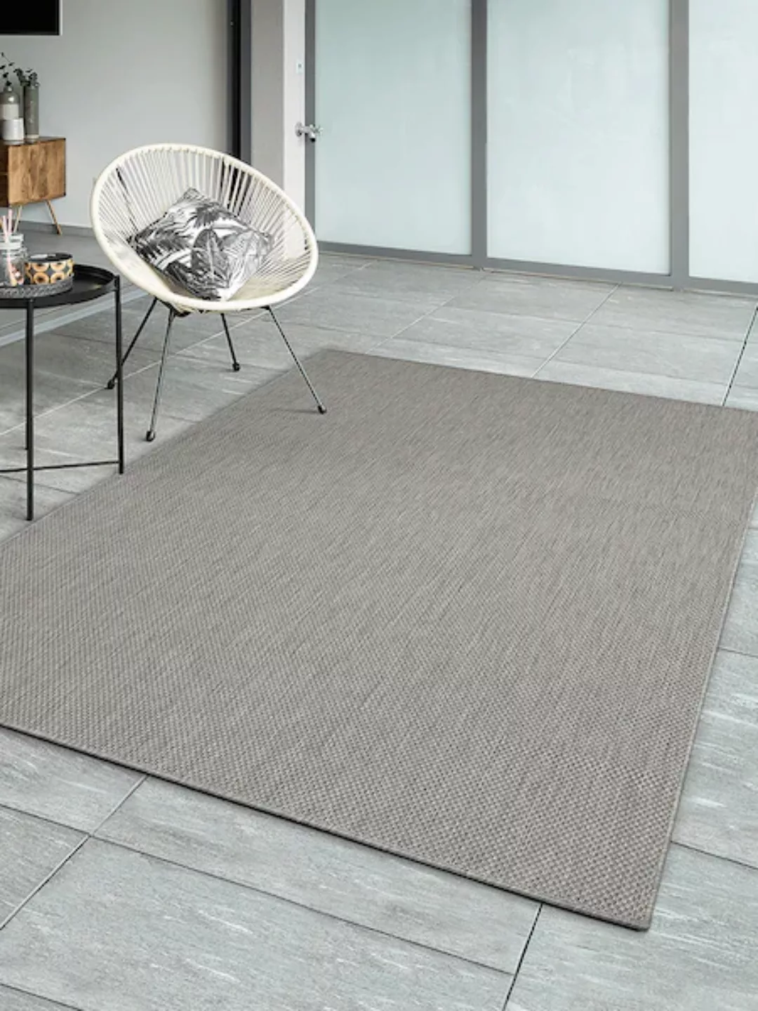 the carpet Teppich »Mistra«, rechteckig, 1 mm Höhe, moderner robuster In un günstig online kaufen