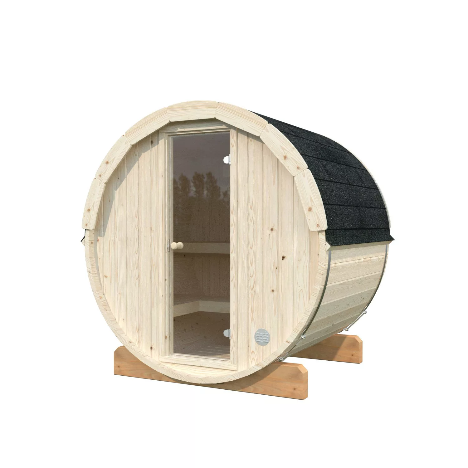 Palmako Sauna Anita Naturbelassen 200 cm x 160 cm günstig online kaufen