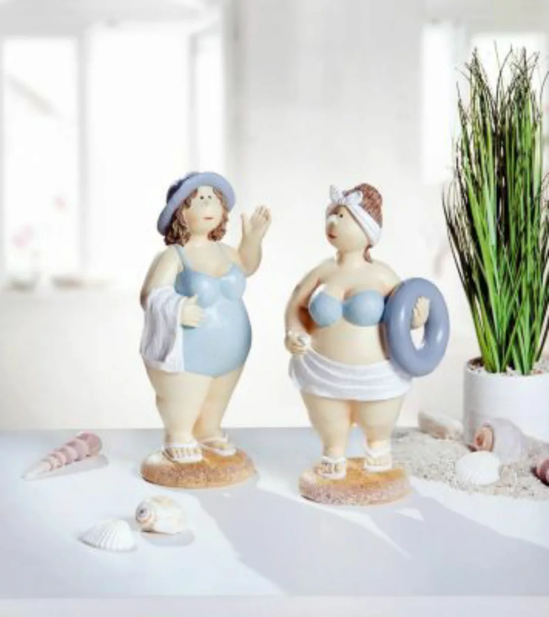 HOME Living Figur Stranddamen Dekoobjekte bunt günstig online kaufen