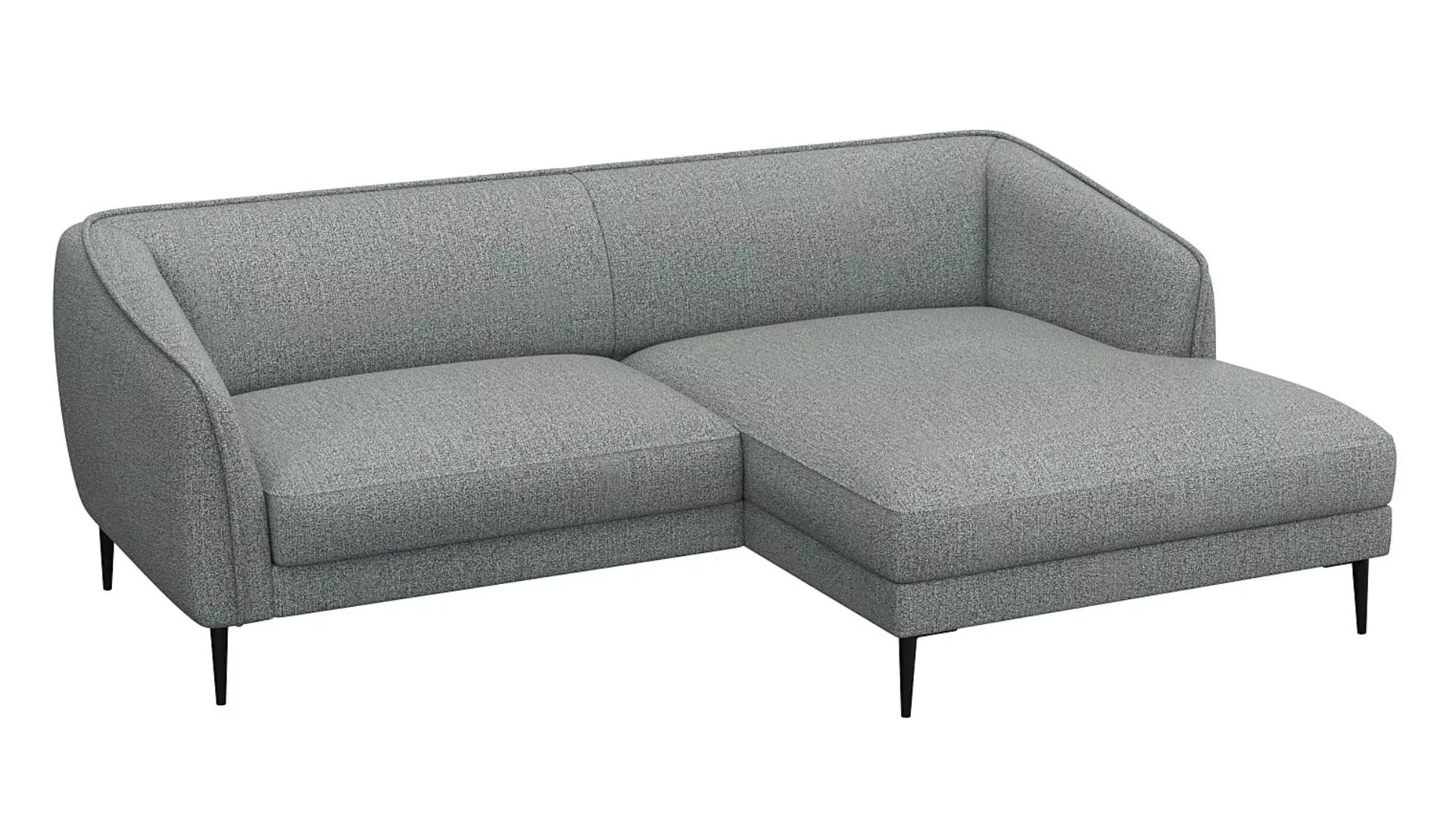 FLEXLUX Ecksofa »Belle Designsofa, bequem durch Kaltschaum im Sitz, L-Form« günstig online kaufen