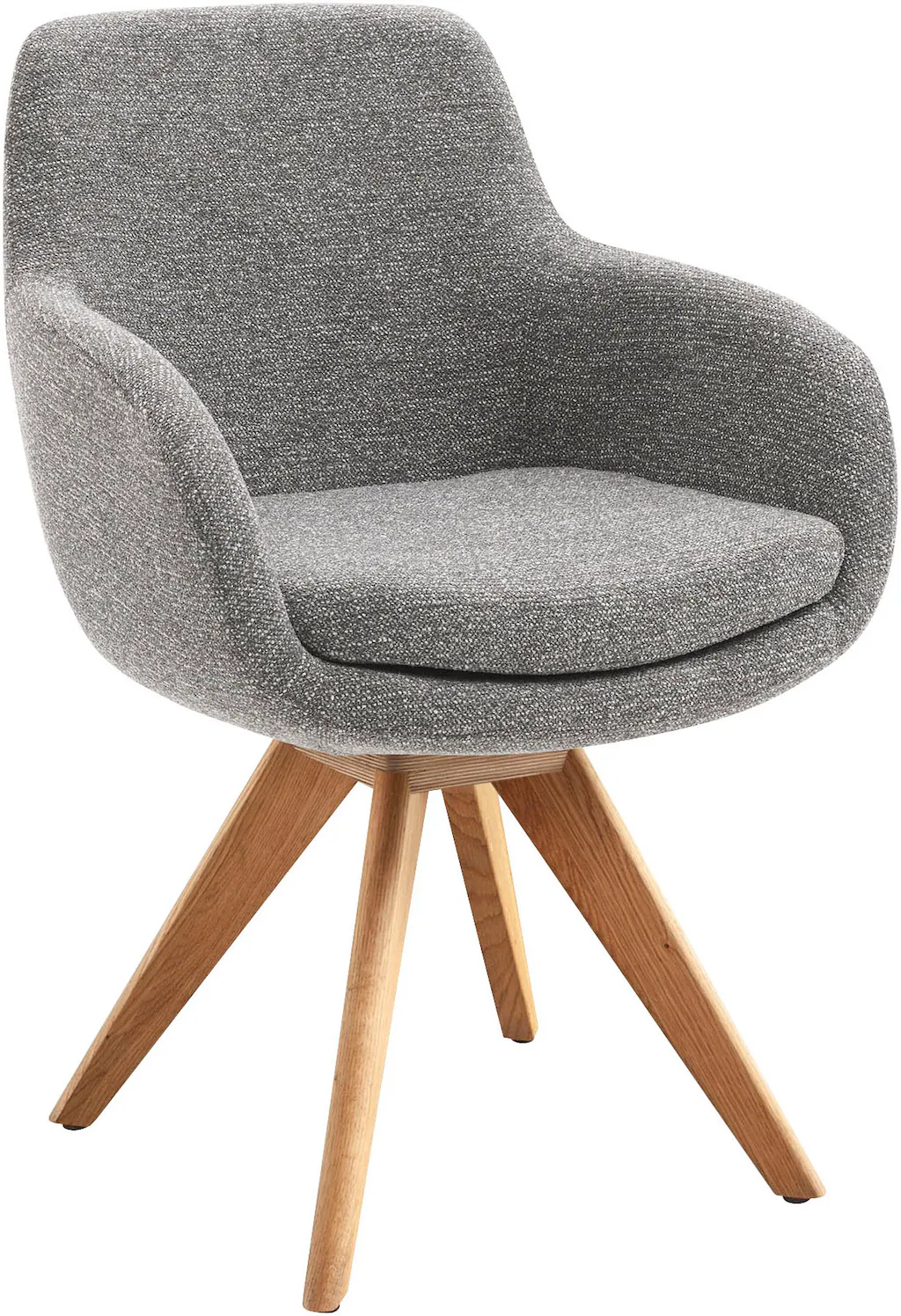 Musterring Esszimmerstuhl "Tavia", (Set), 2 St., Chenille, Stativgestell Ei günstig online kaufen