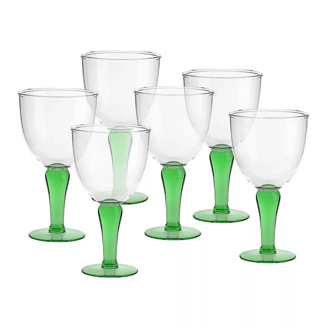 Eiscremeglas Campania 6er-Set grün ''Amore Vero'' günstig online kaufen