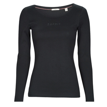 Esprit Langarmshirt Longsleeve aus Bio-Baumwolle mit Logo (1-tlg) günstig online kaufen