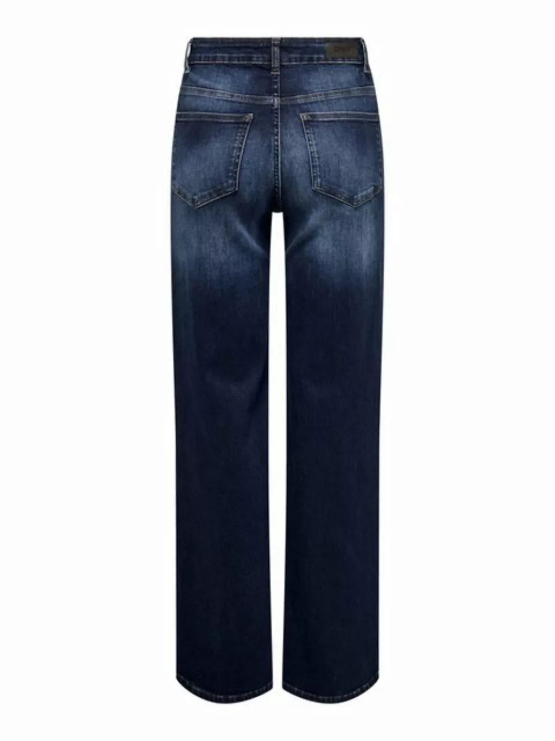 Only Damen Jeans ONLMADISON BLUSH HW WIDE REA081 Wide Fit - Blau - Dark Blu günstig online kaufen