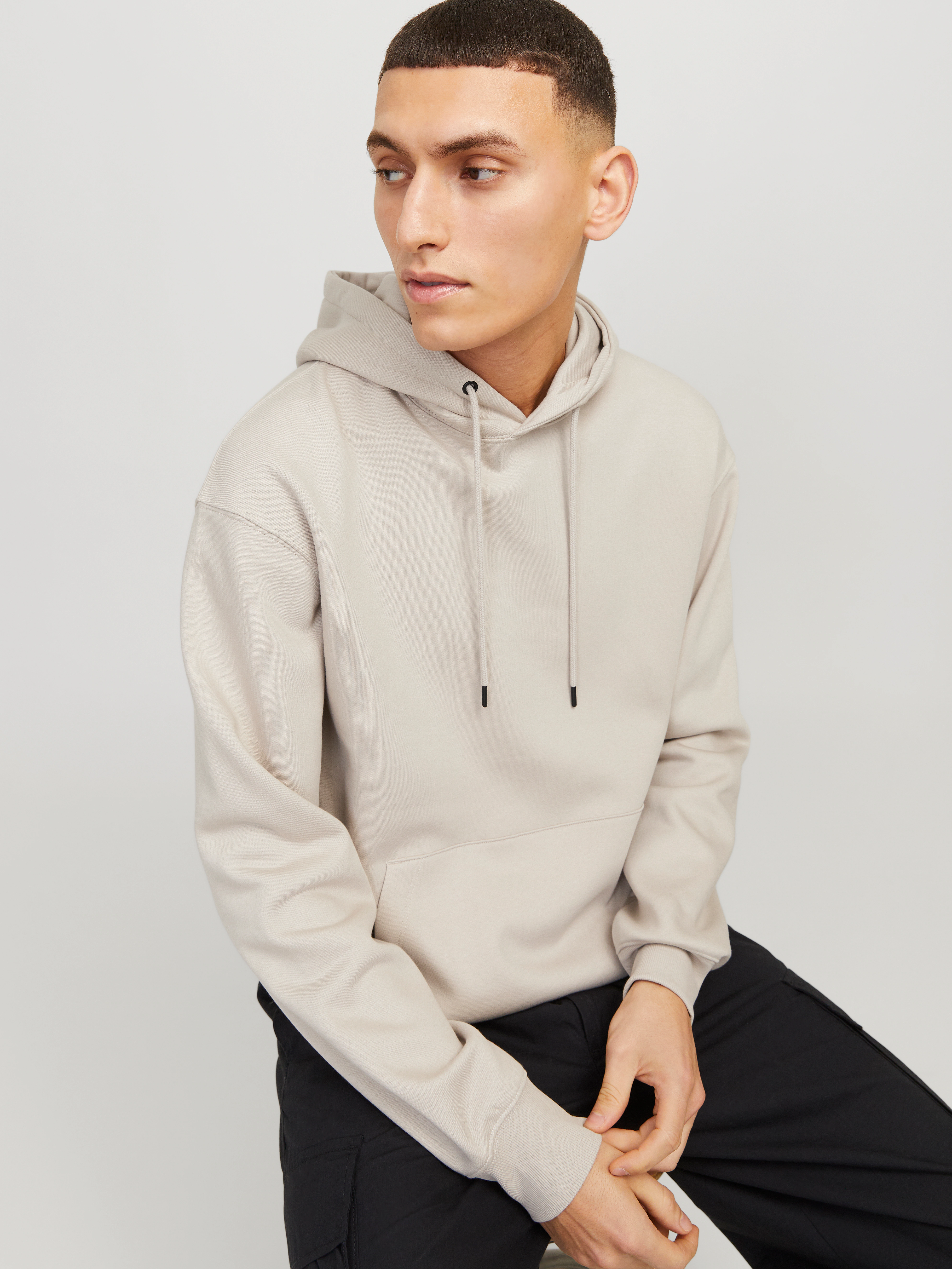 Jack & Jones Kapuzensweatshirt "JJESTAR BASIC SWEAT HOOD NOOS", mit Rippbün günstig online kaufen