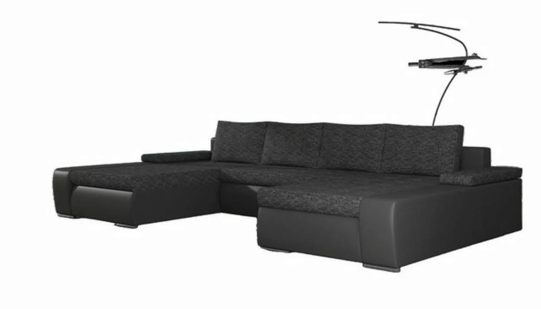 JVmoebel Ecksofa XXL Big Schlafsofa Relax Wohnzimmer Ecksofa Garnitur Polst günstig online kaufen