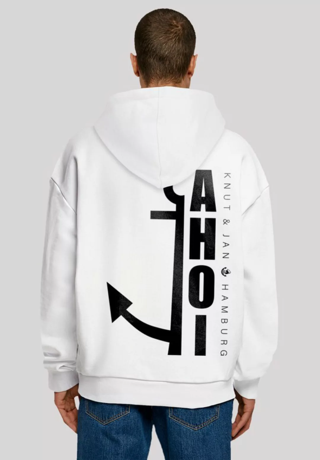 F4NT4STIC Kapuzenpullover "Ahoi Anker Knut & Jan Hamburg", Print günstig online kaufen