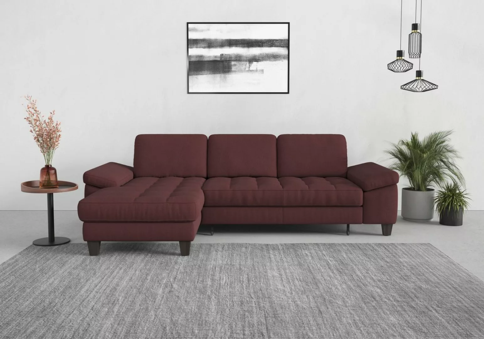 sit&more Ecksofa Westham L-Form, Recamiere, mit oder ohne Bettfunktion, Bet günstig online kaufen