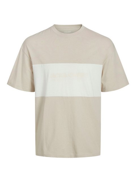 Jack & Jones Rundhalsshirt JJELEGACY BLOCKING TEE SS O-NECK NOOS günstig online kaufen