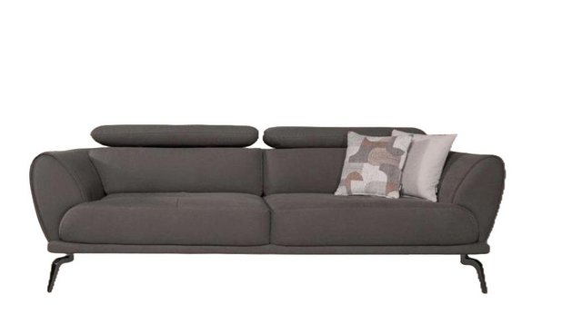 JVmoebel 3-Sitzer Braunes Wohnzimmer Sofa Designer Polster Sofas Holzgestel günstig online kaufen