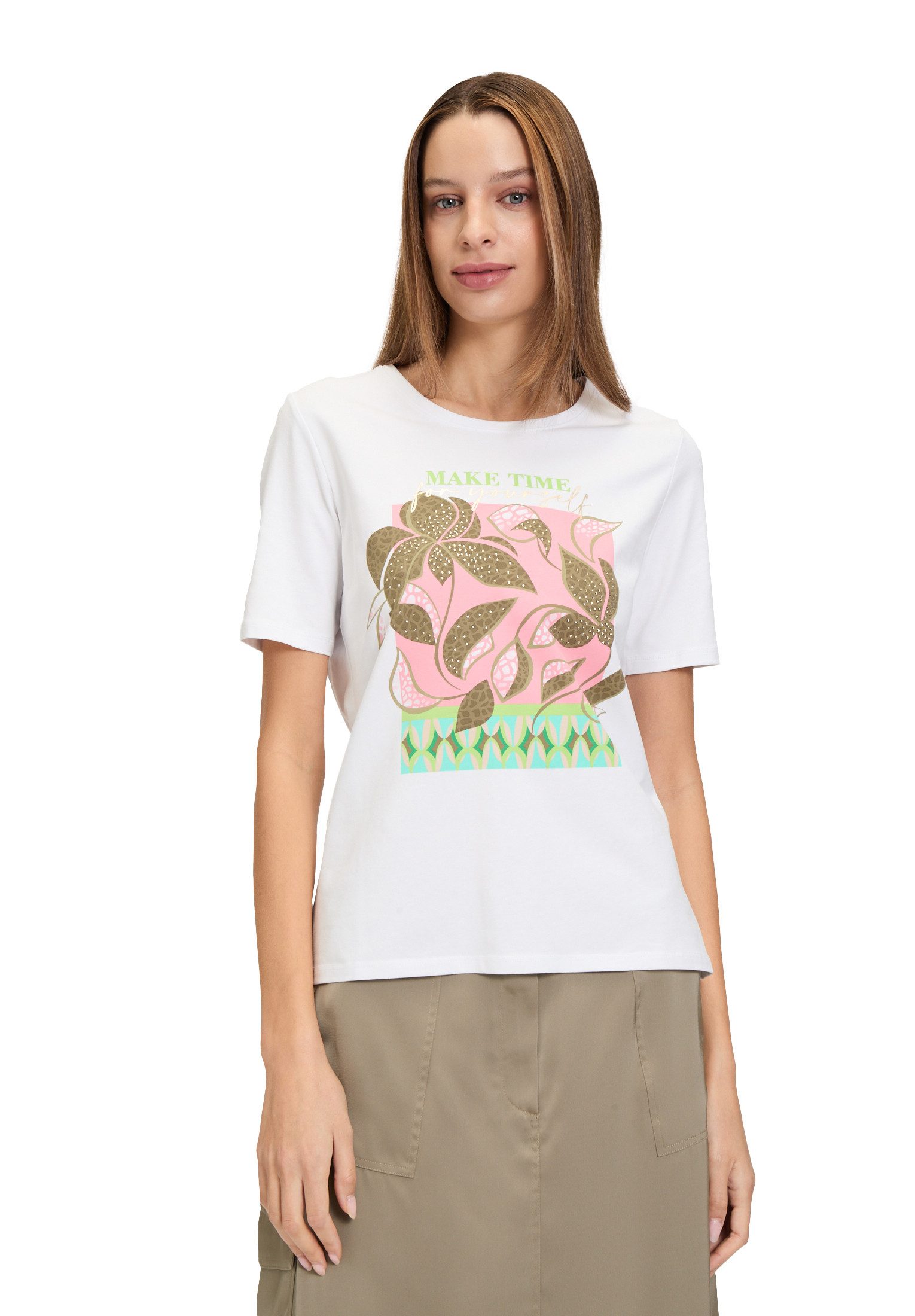 Betty Barclay Kurzarmshirt "Betty Barclay Damen Basic Shirt mit Aufdruck", günstig online kaufen