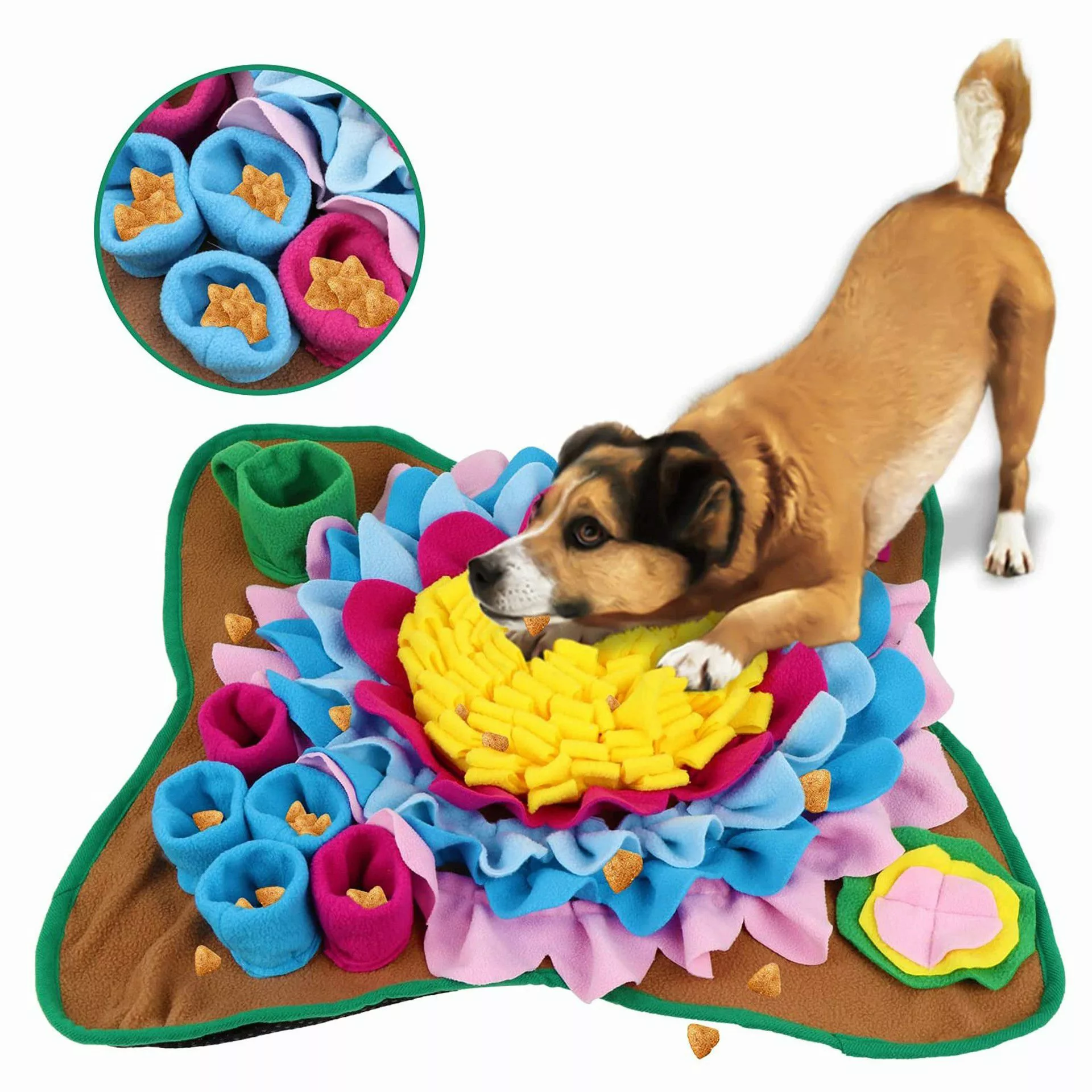 Coonoor Tier-Intelligenzspielzeug Schnüffelteppich Hund Schnüffelmatte günstig online kaufen