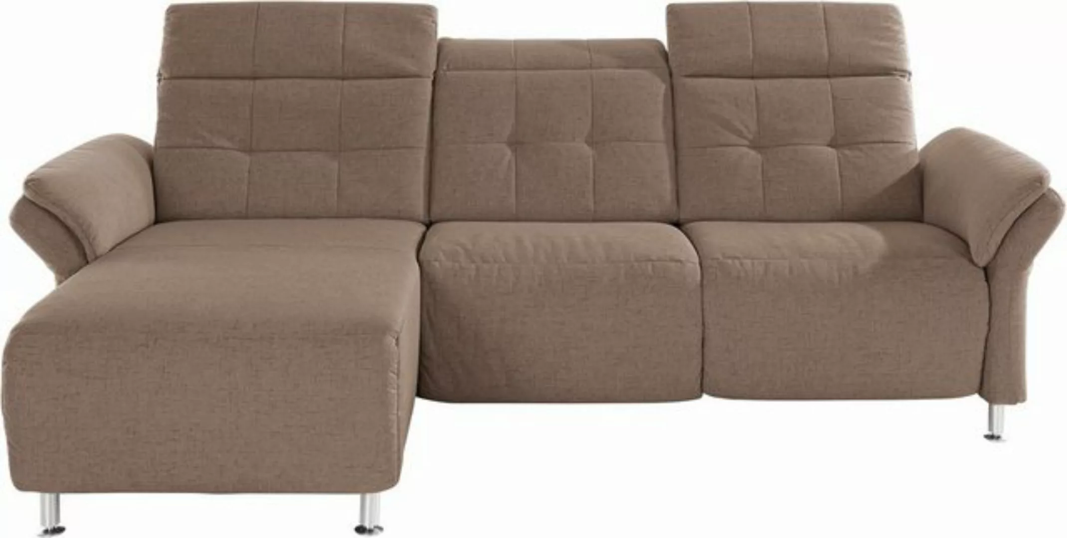 Places of Style Ecksofa Manhattan L-Form, 2 Sitze mit elektrischer Relaxfun günstig online kaufen